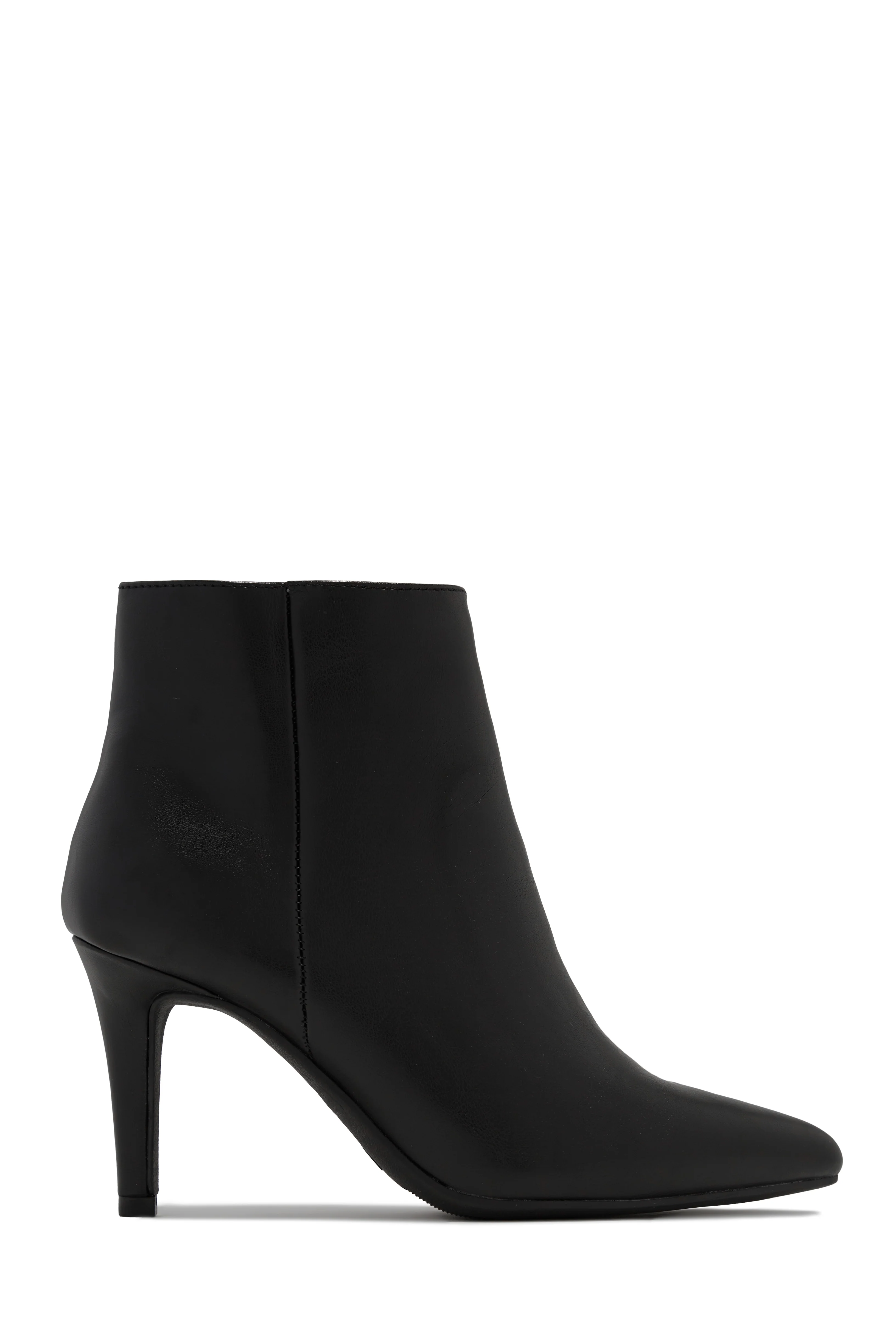Alanah Mid Heel Ankle Boots - Bone - Image 8
