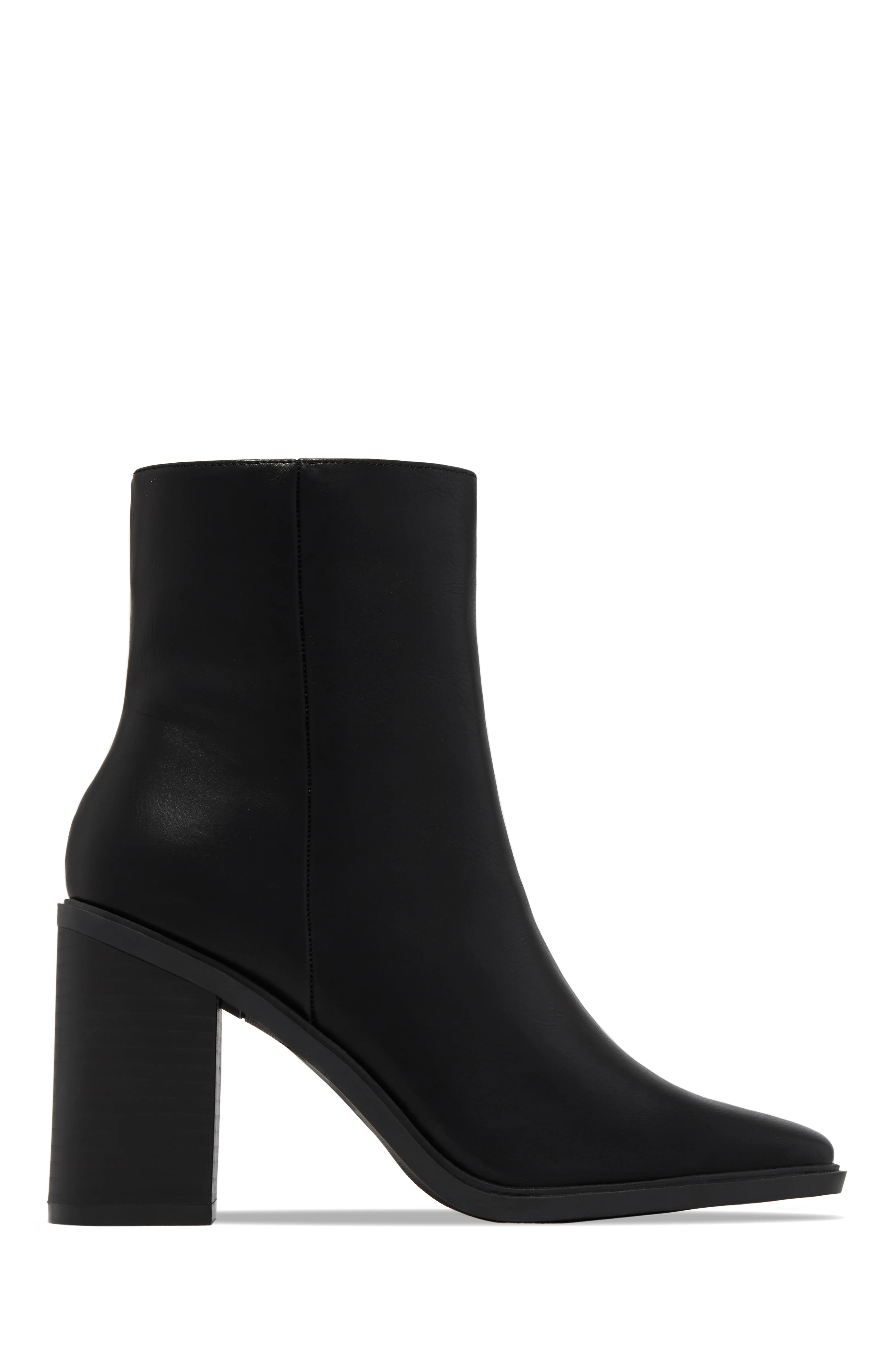 Alette Block Heel Ankle Boots - Ivory - Image 7