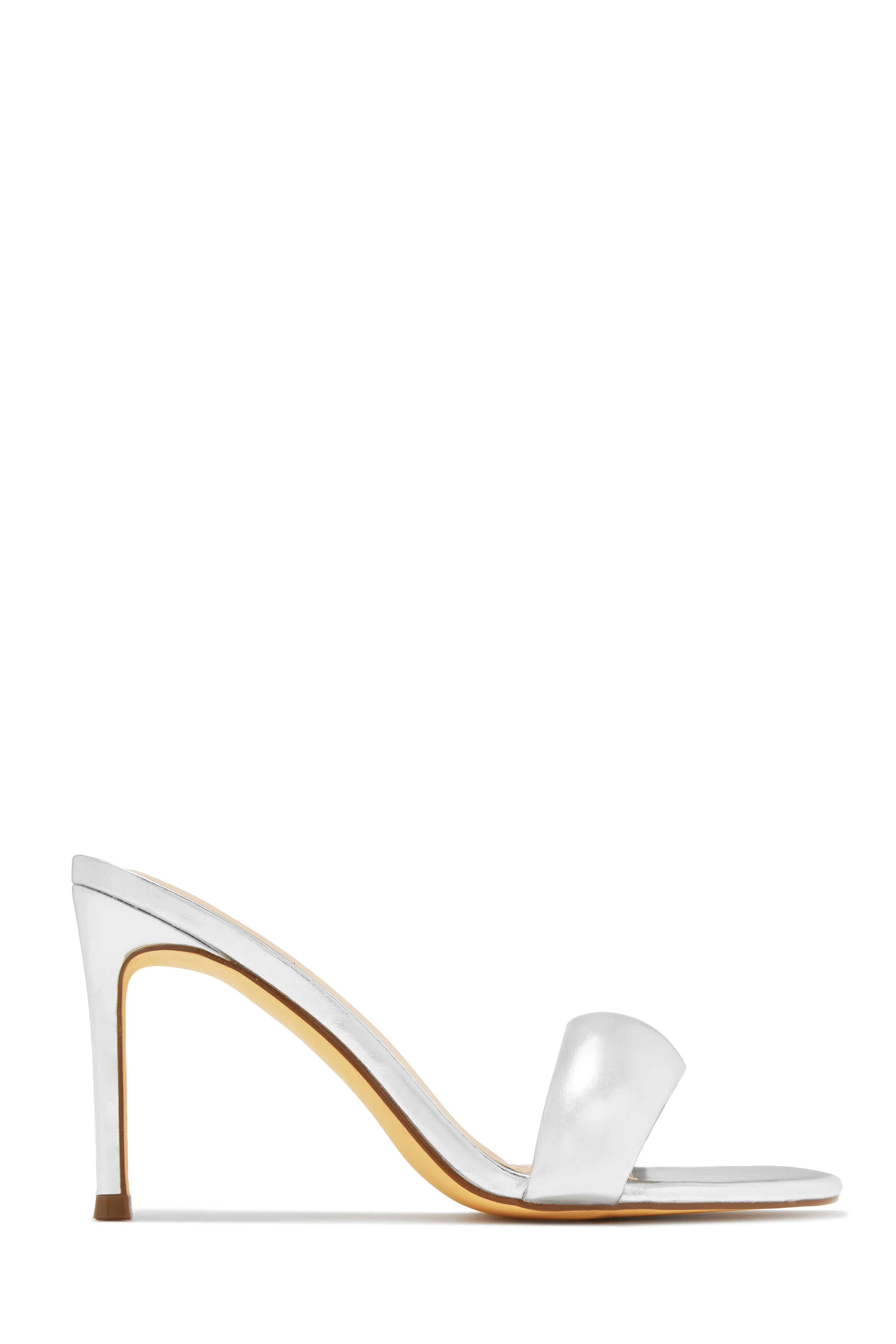 Alisha Mid Heel Mules - White - Image 10