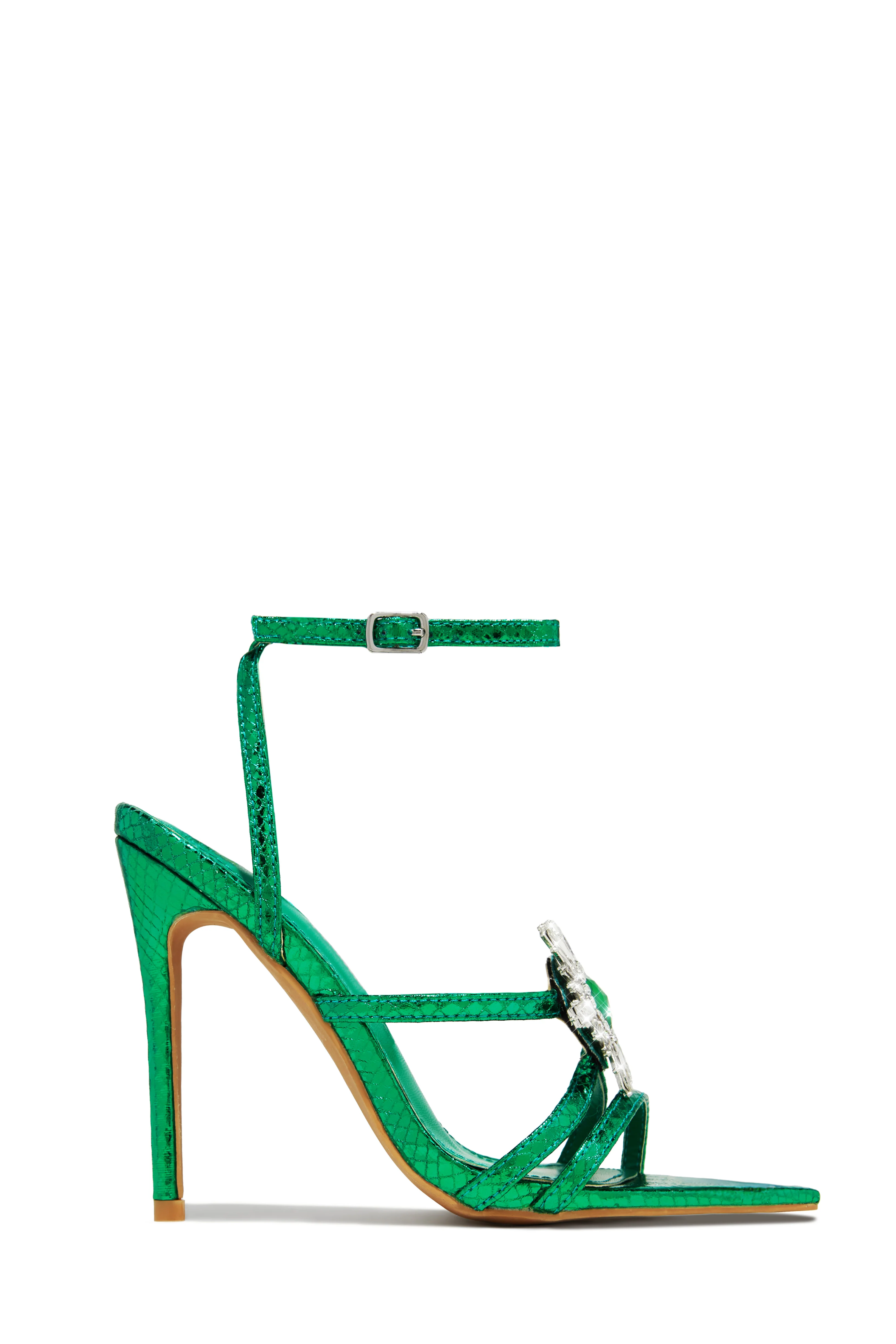 Ameira Embellished High Heels - Pink - Image 8