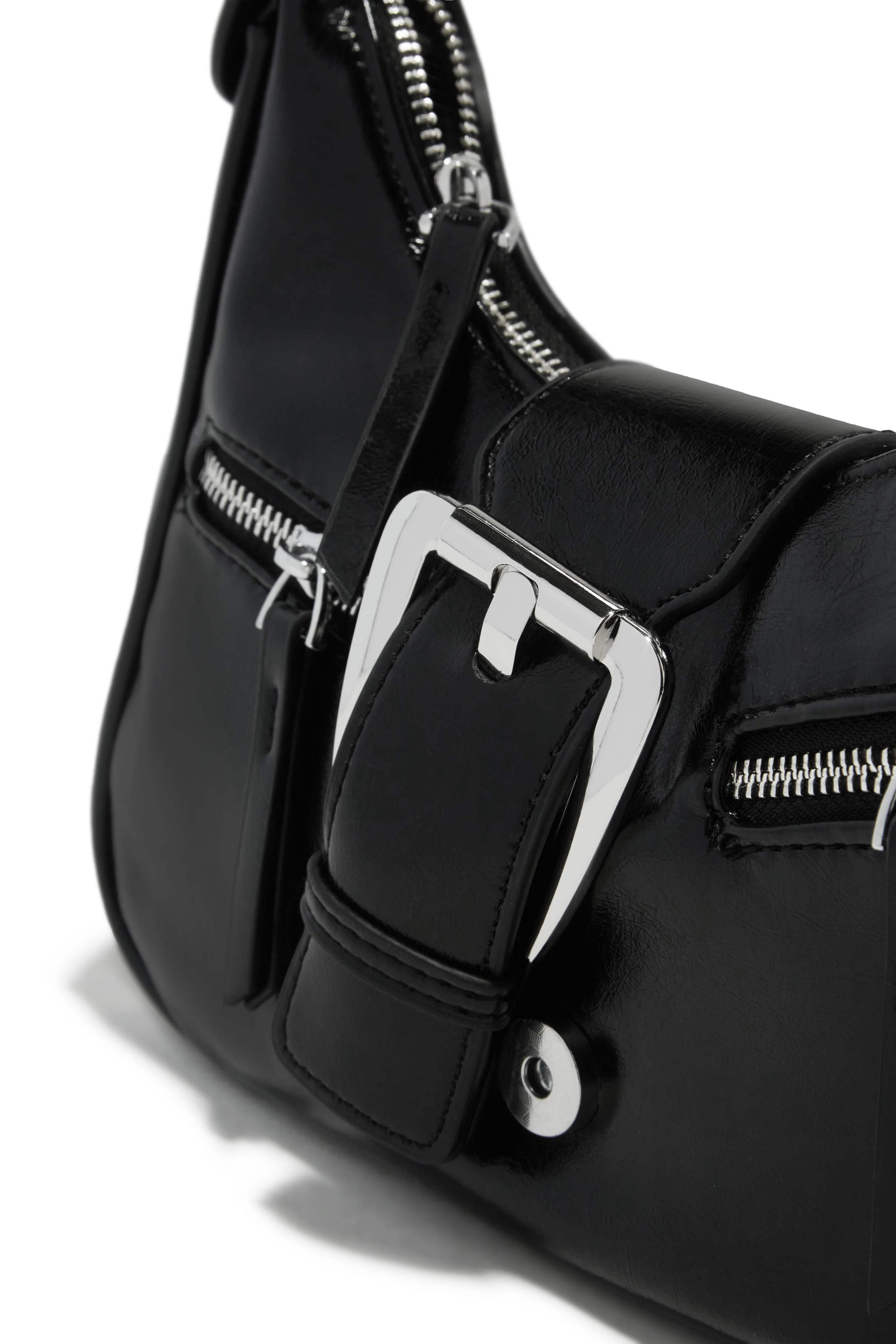 Anessa Shoulder Crossbody Bag - Black - Image 3