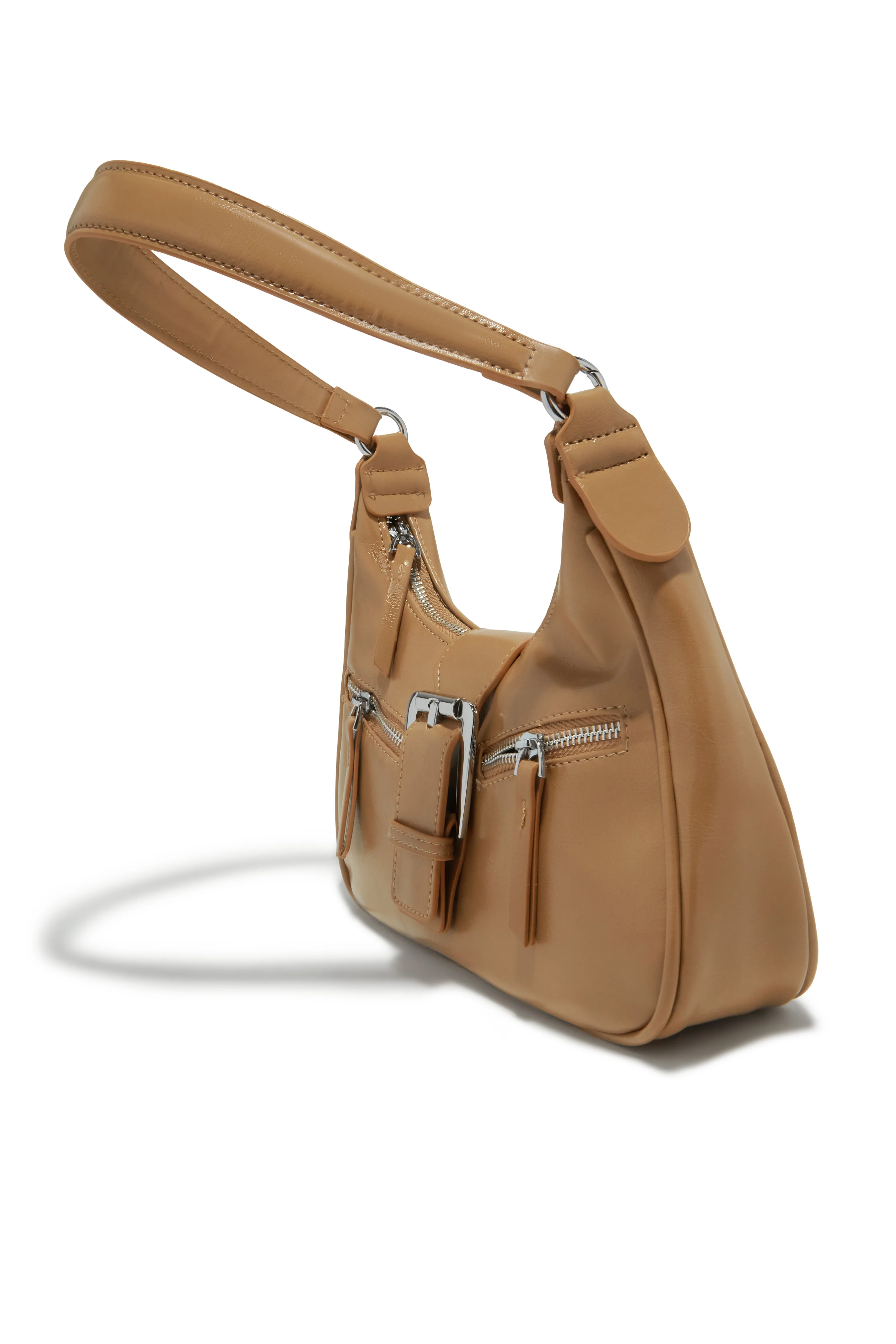 Anessa Shoulder Crossbody Bag - Nude - Image 2