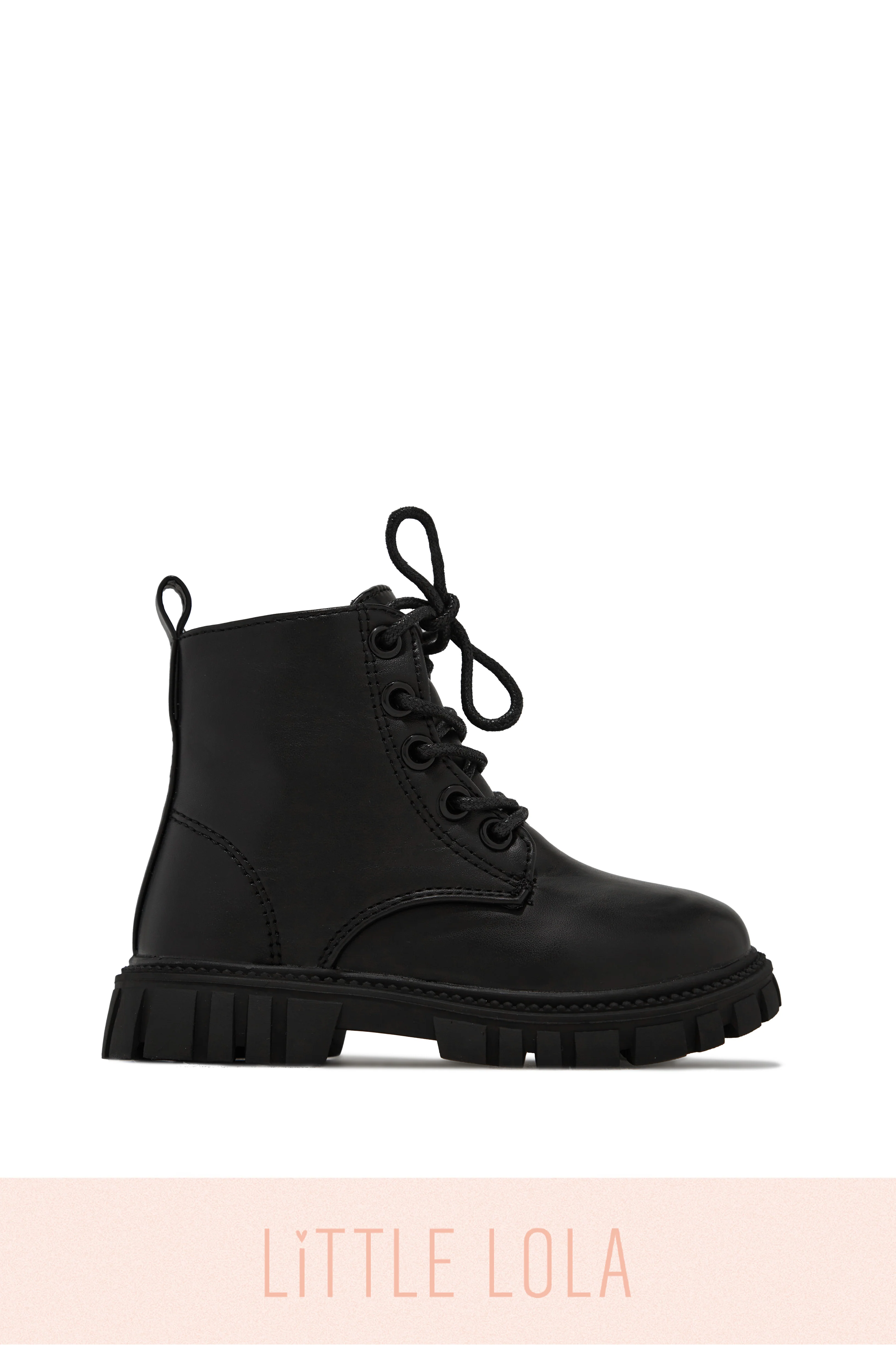 Ariella Lace Up Boots - Nude - Image 7