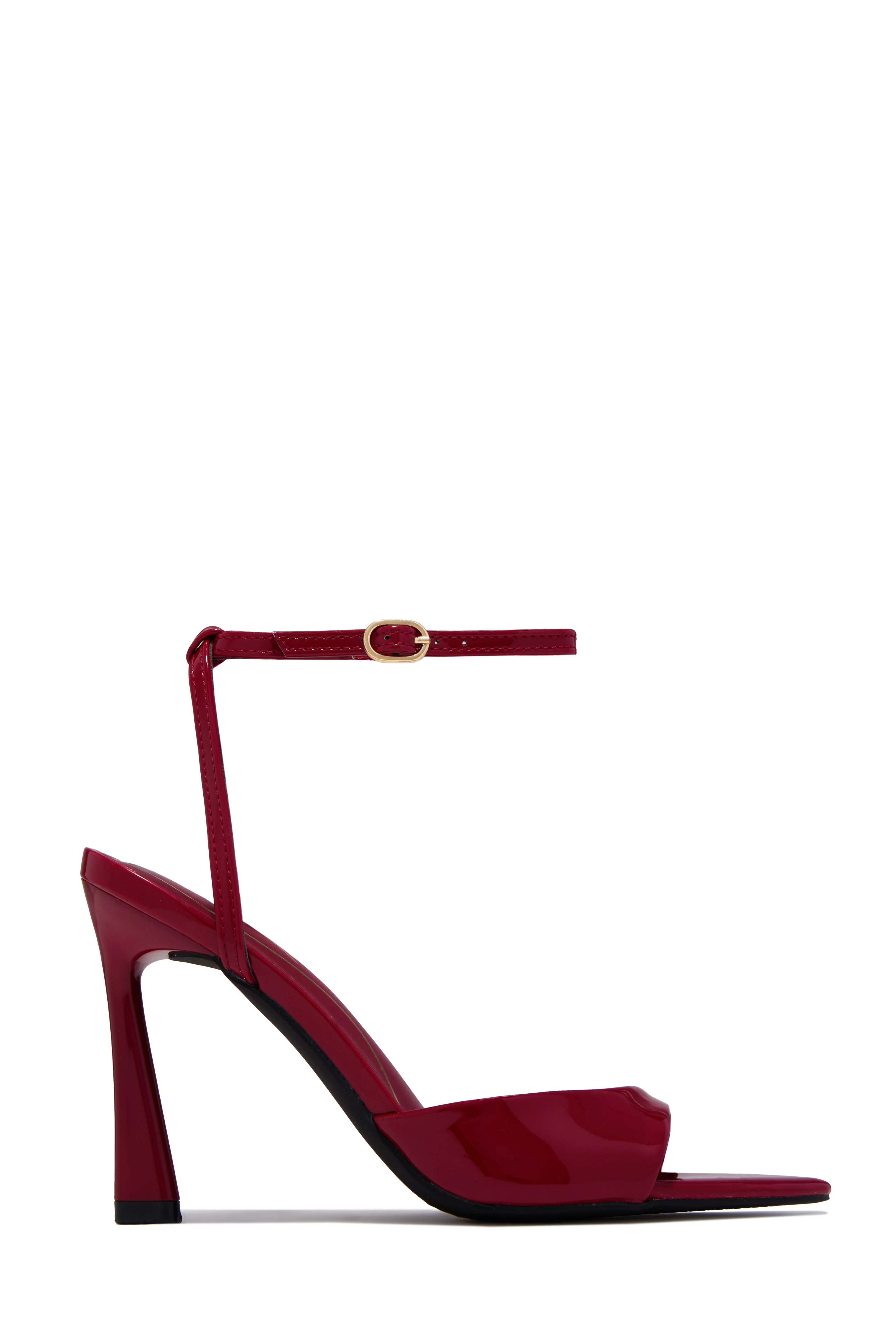 Azani Mary Jane Strap Heels - Red - Image 4
