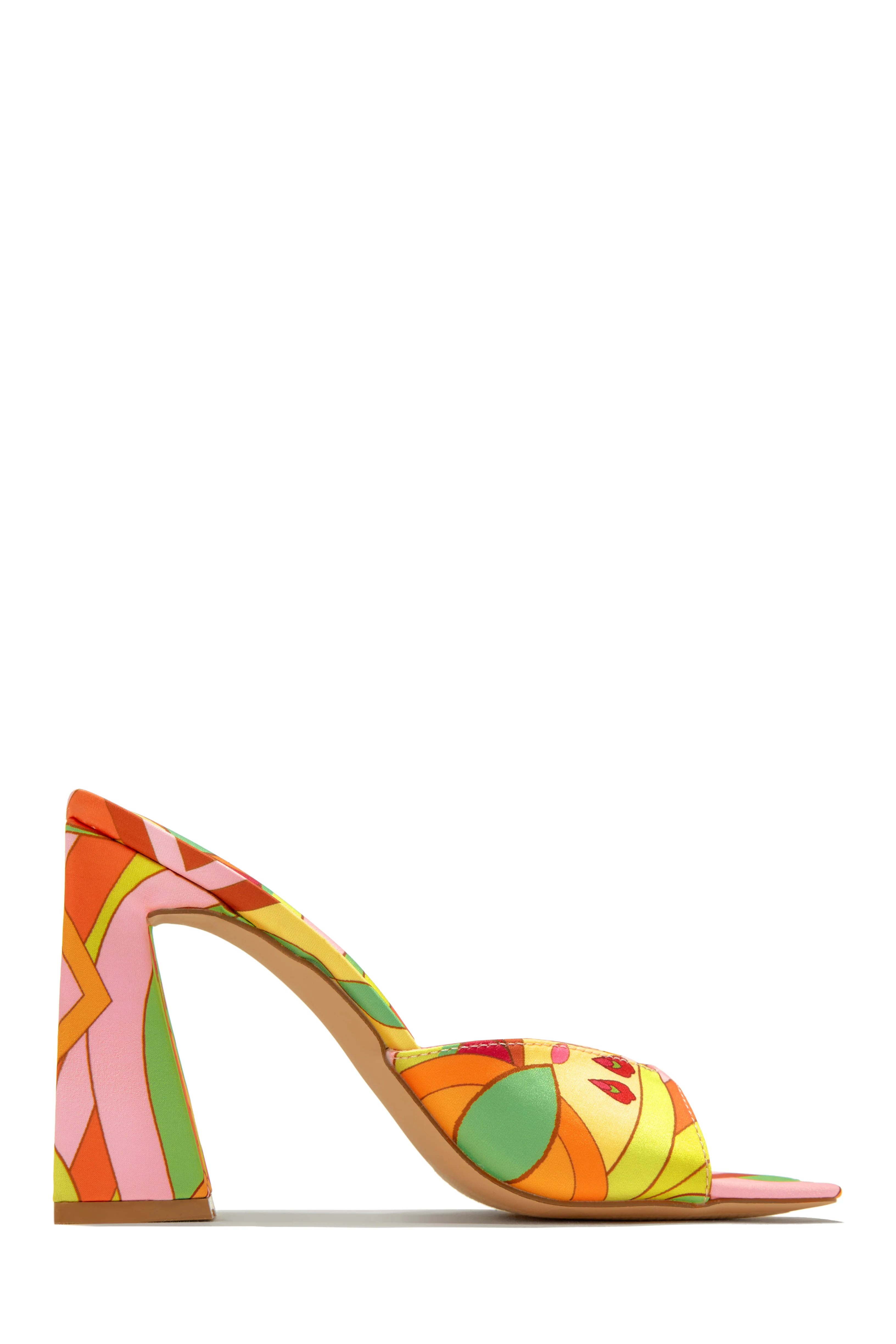 Azaria Embellished Block Heel Mules - Denim - Image 8