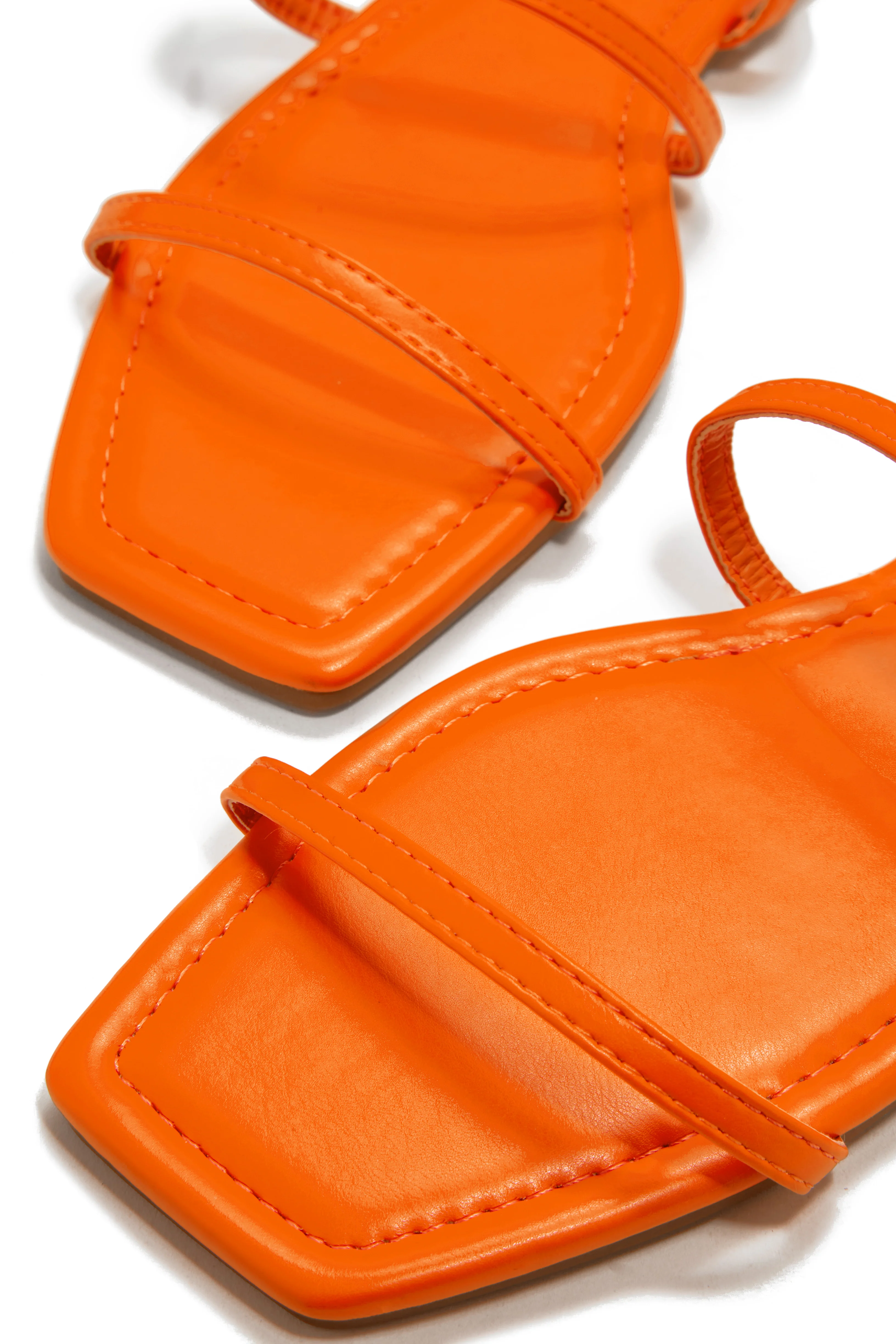 Bali Beach Flat Sandals - Orange - Image 3