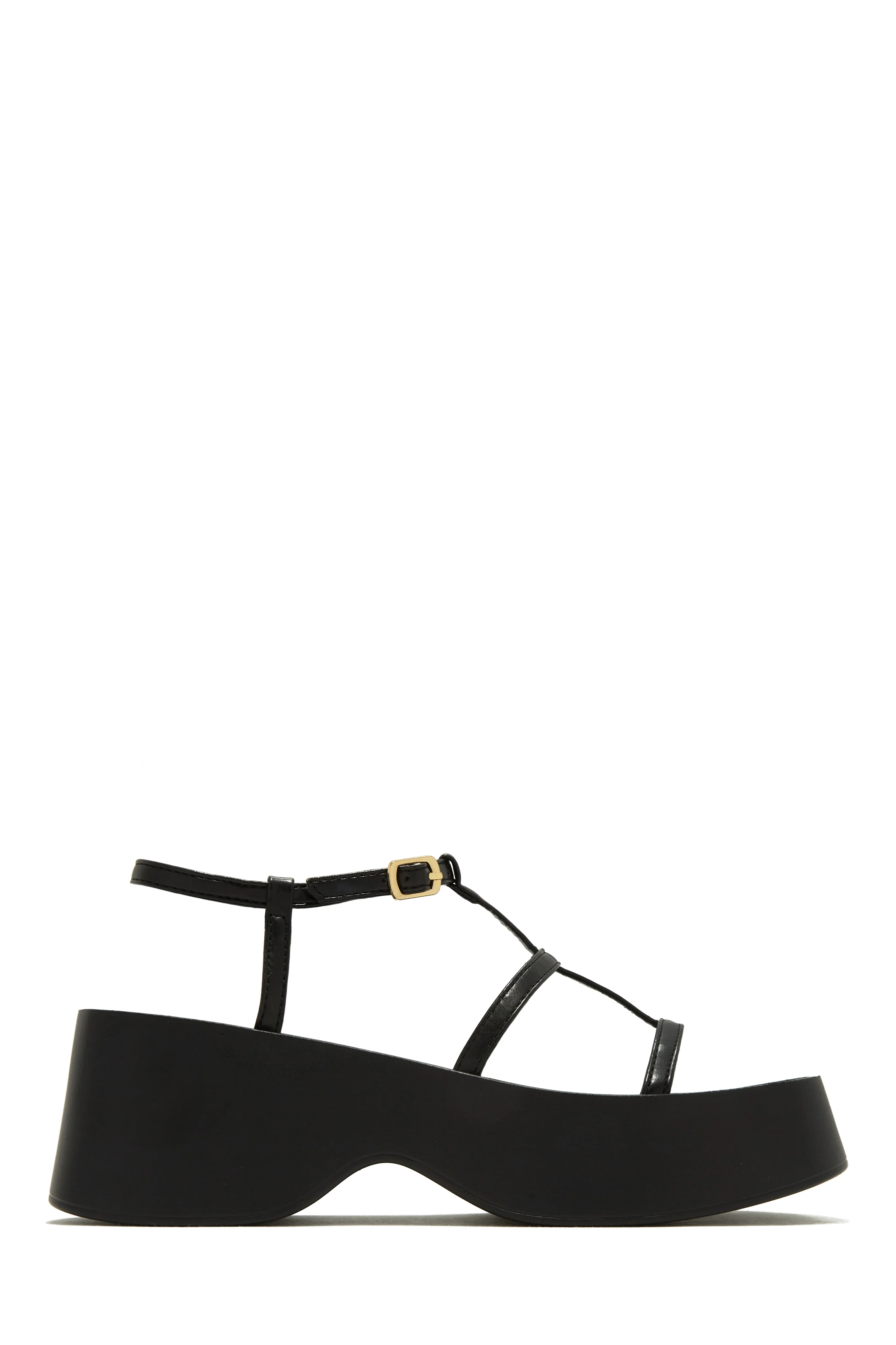 Beach Trip Flat Platform Sandals - Green - Image 7