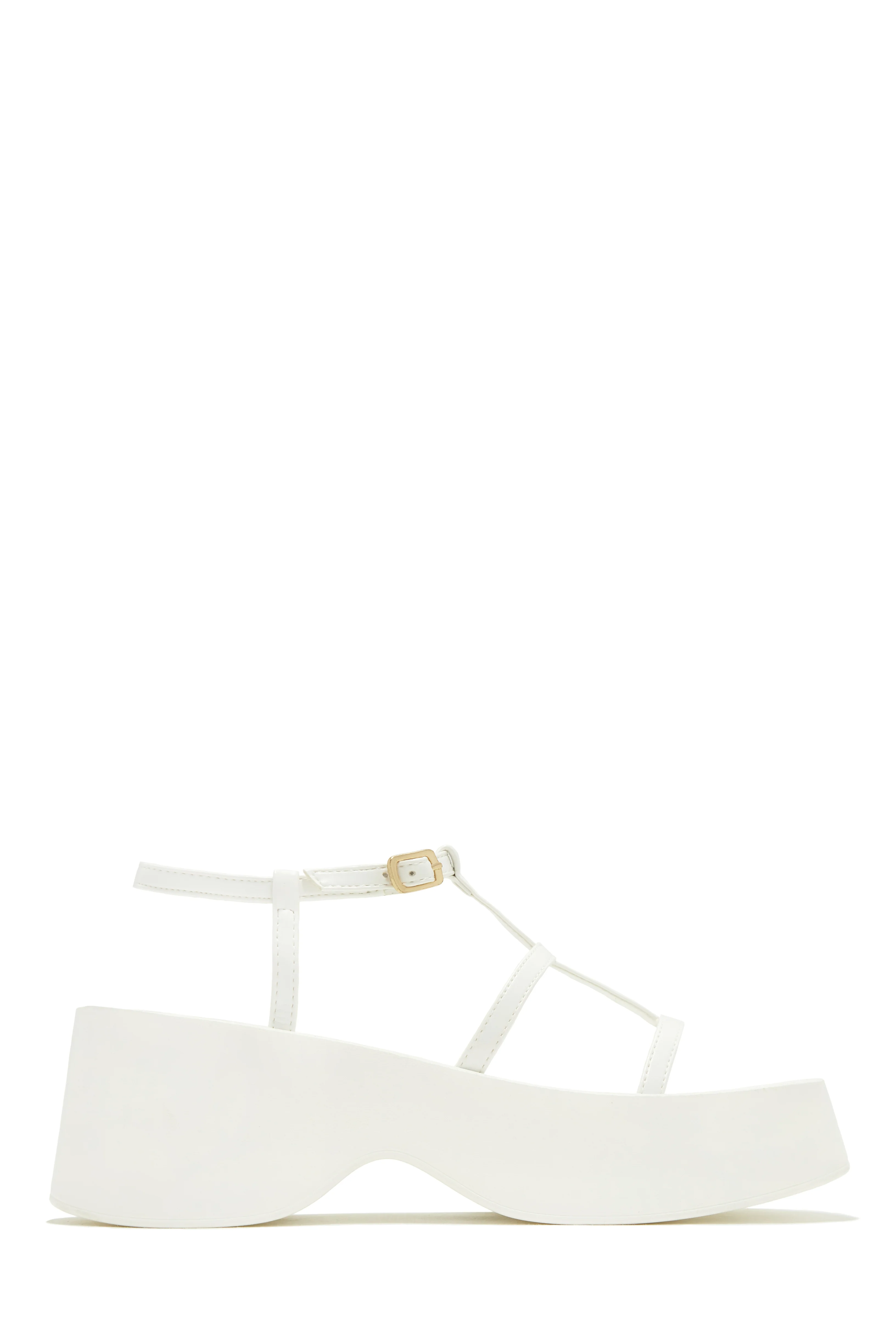 Beach Trip Flat Platform Sandals - Pink - Image 8
