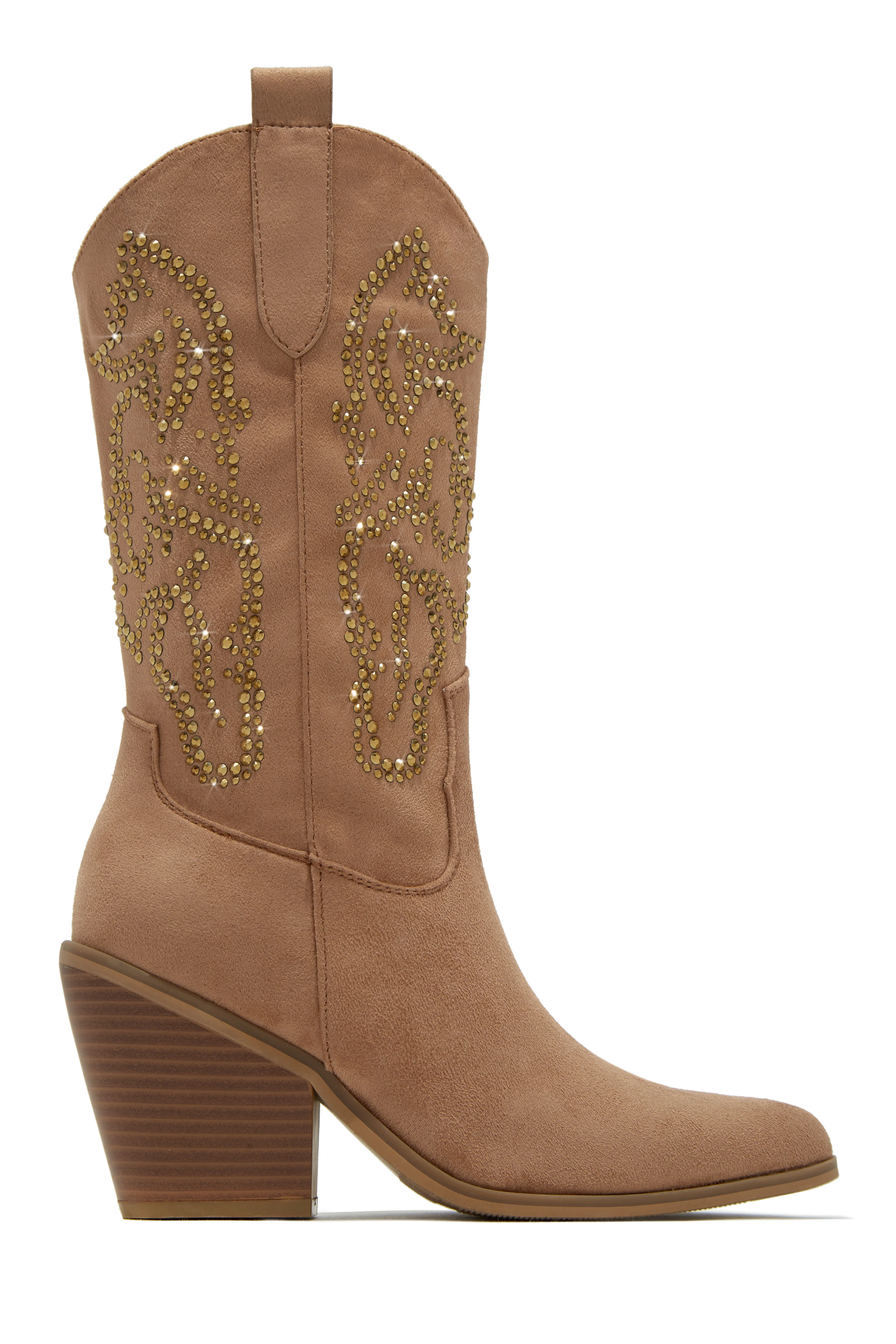 Best In The West Embellished Cowgirl Boots - White - Image 8