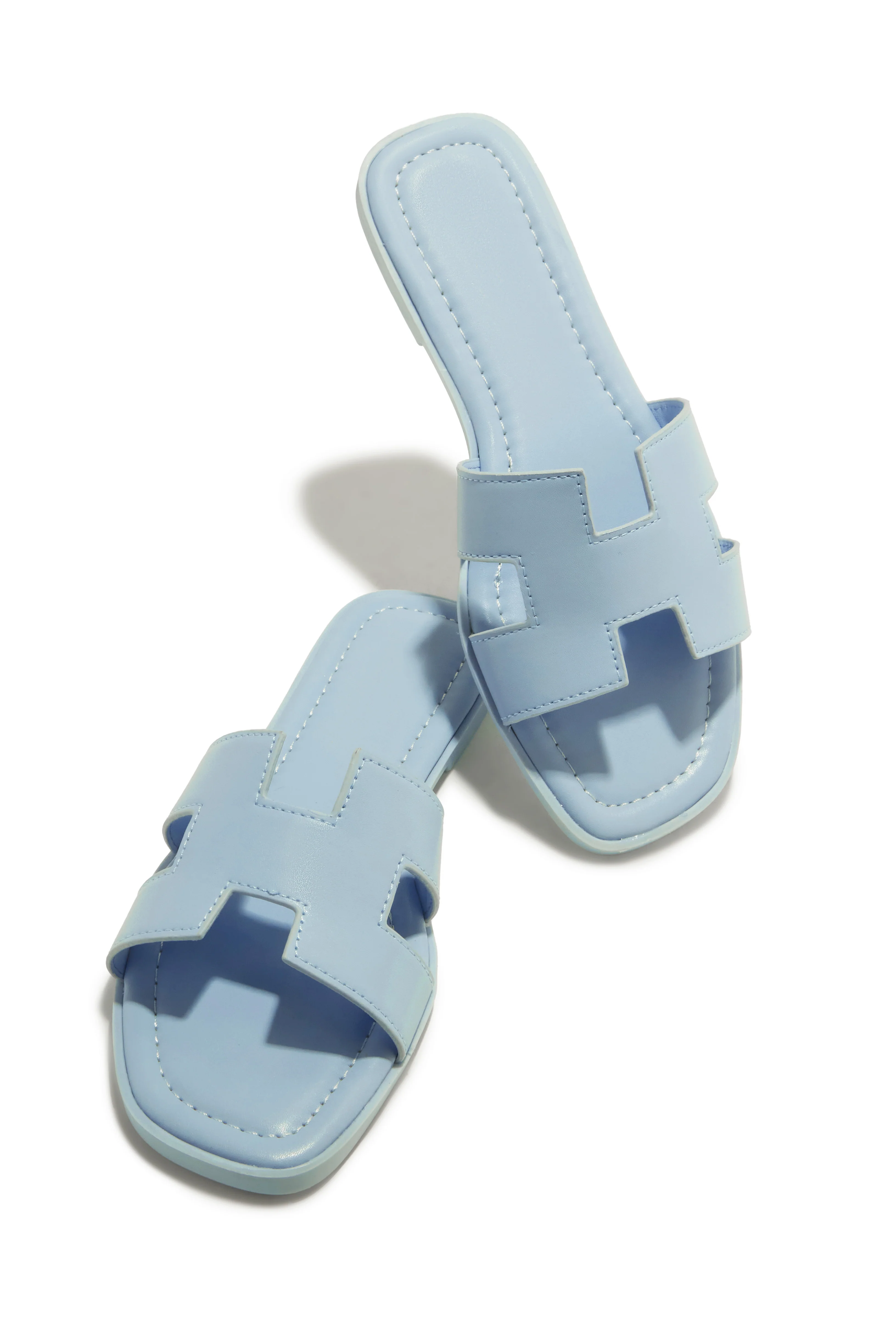 Biyanka Slip On Sandals - Light Blue - Image 4