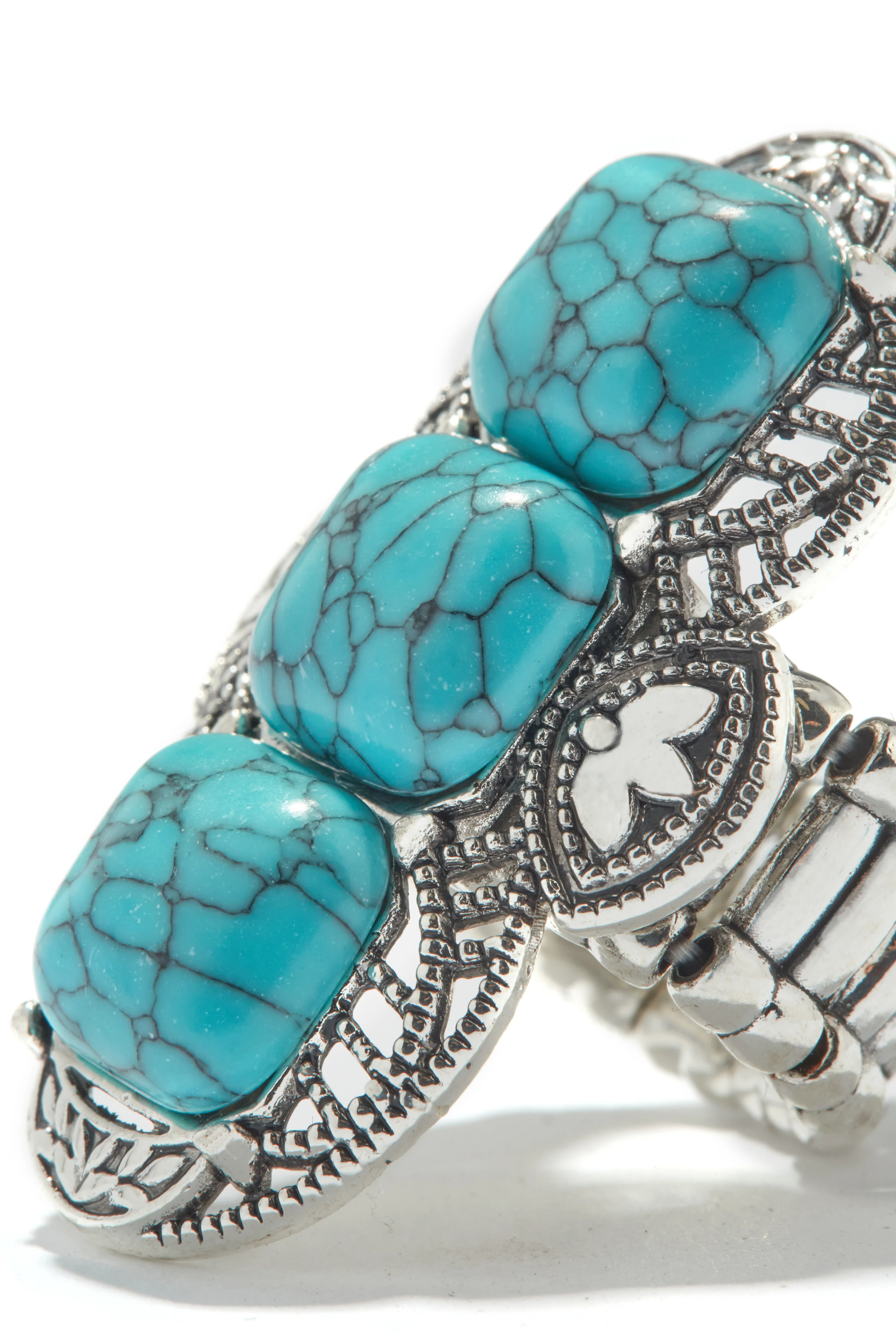Briony Statement Ring - Turquoise - Image 3