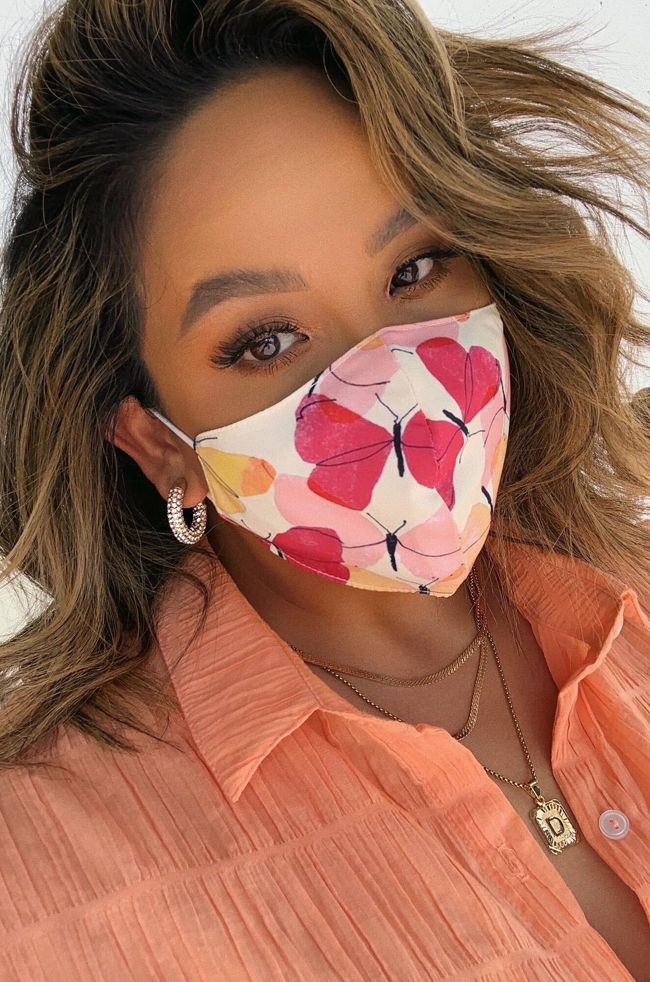 Butterfly Dreams Kids Face Mask  - Butterfly - Image 5
