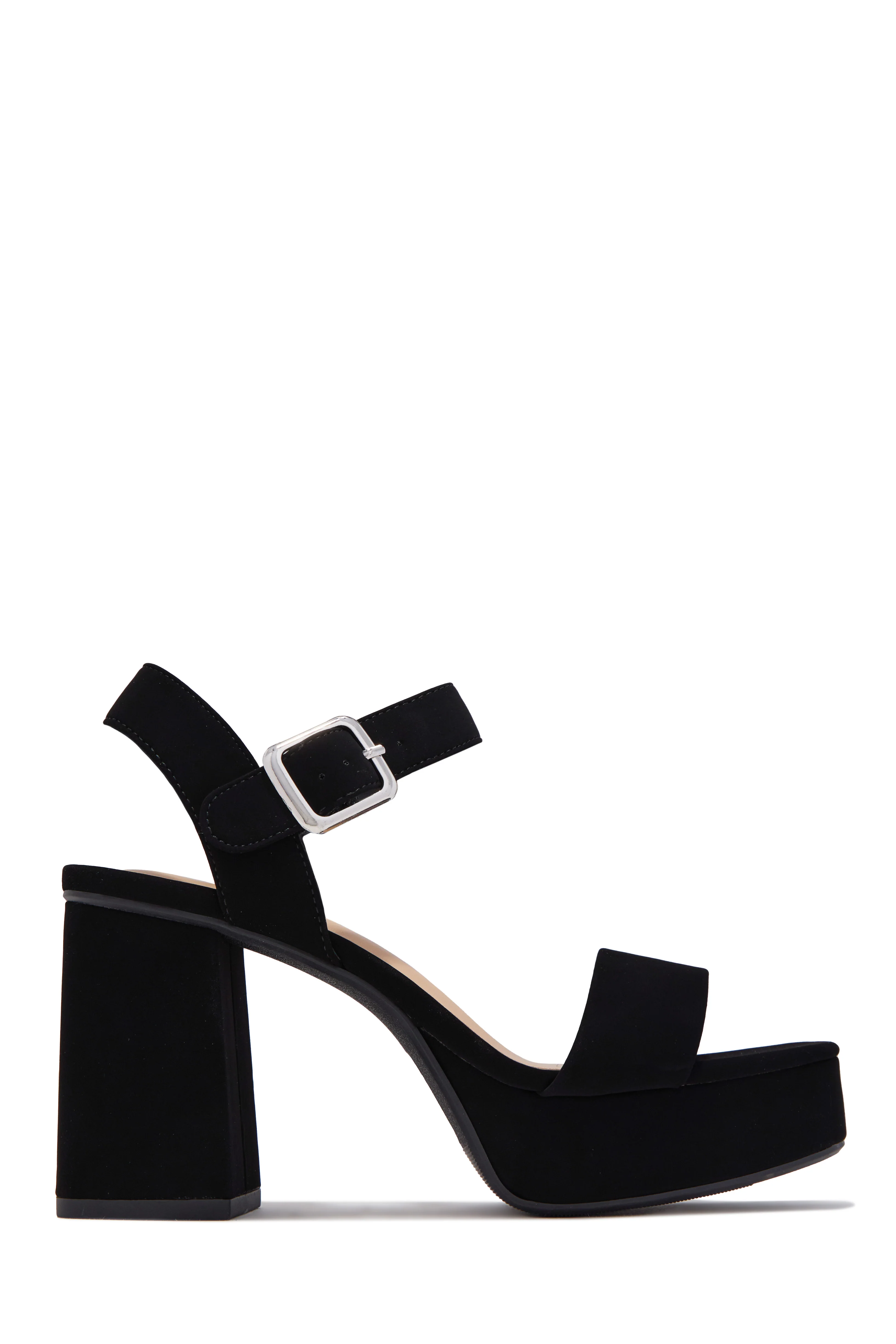 Cecilia Platform Chunky Heels - Black - Image 2