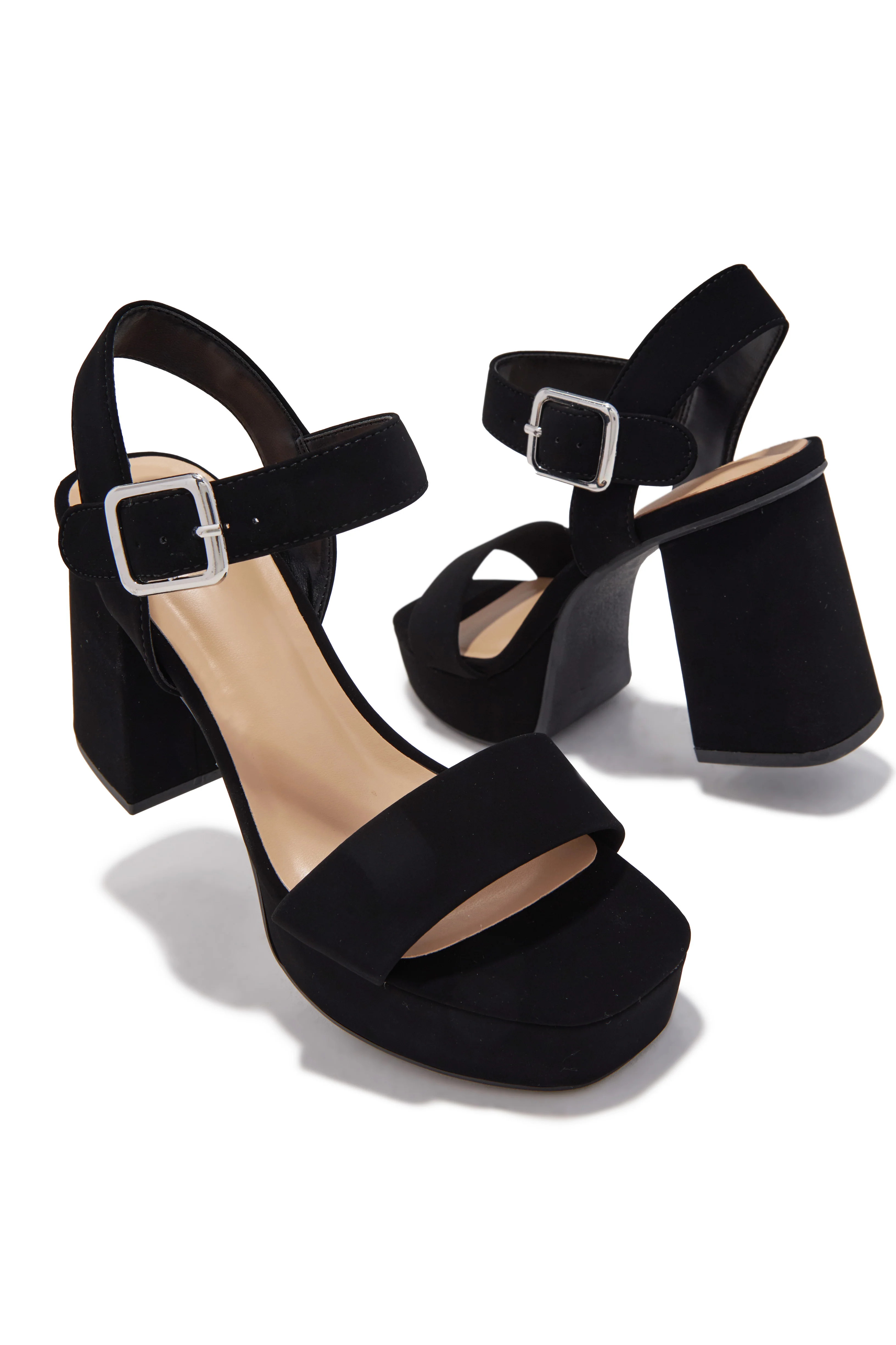 Cecilia Platform Chunky Heels - Black - Image 3