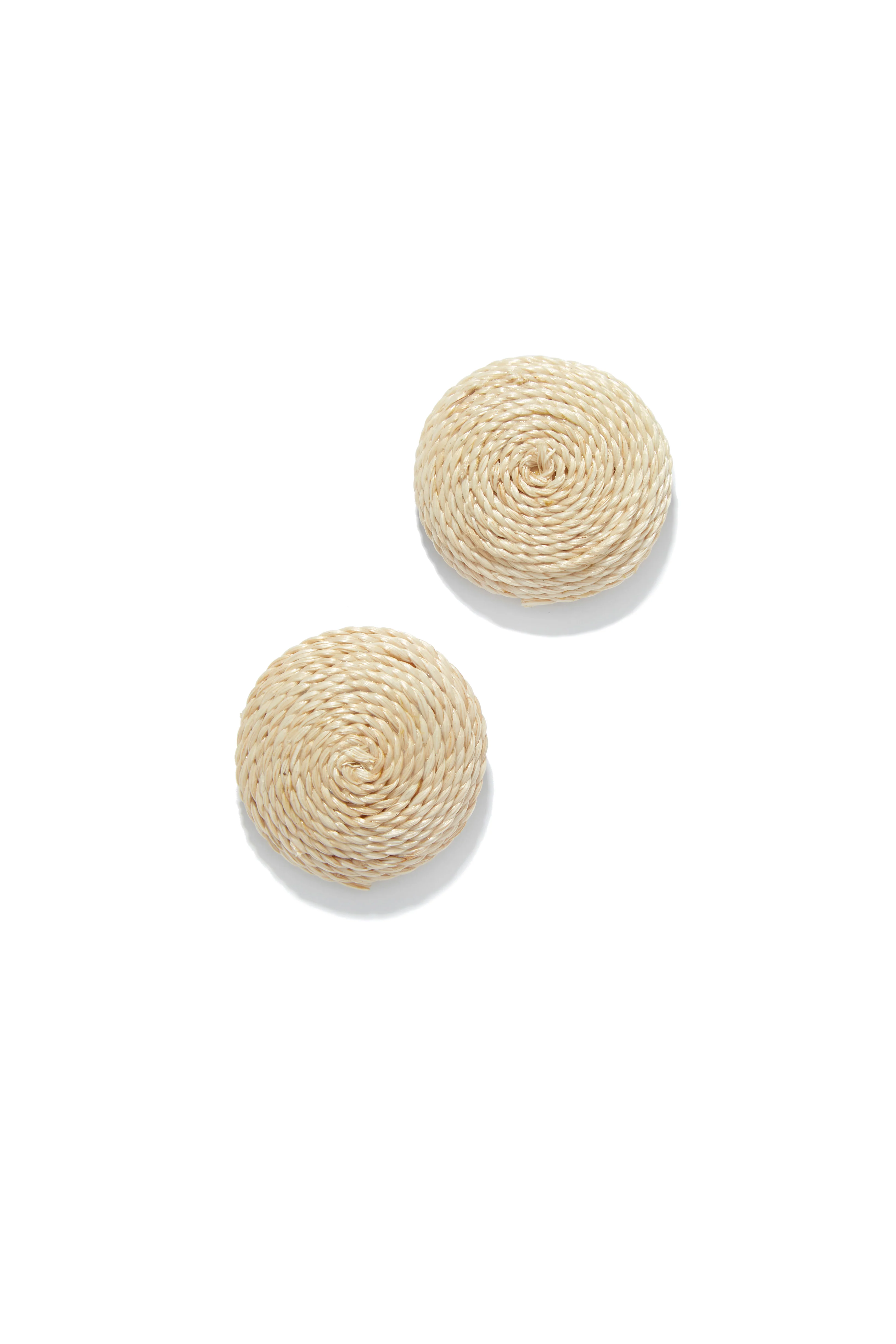 Chic Oasis Circle Statement Earring - Natural - Image 4