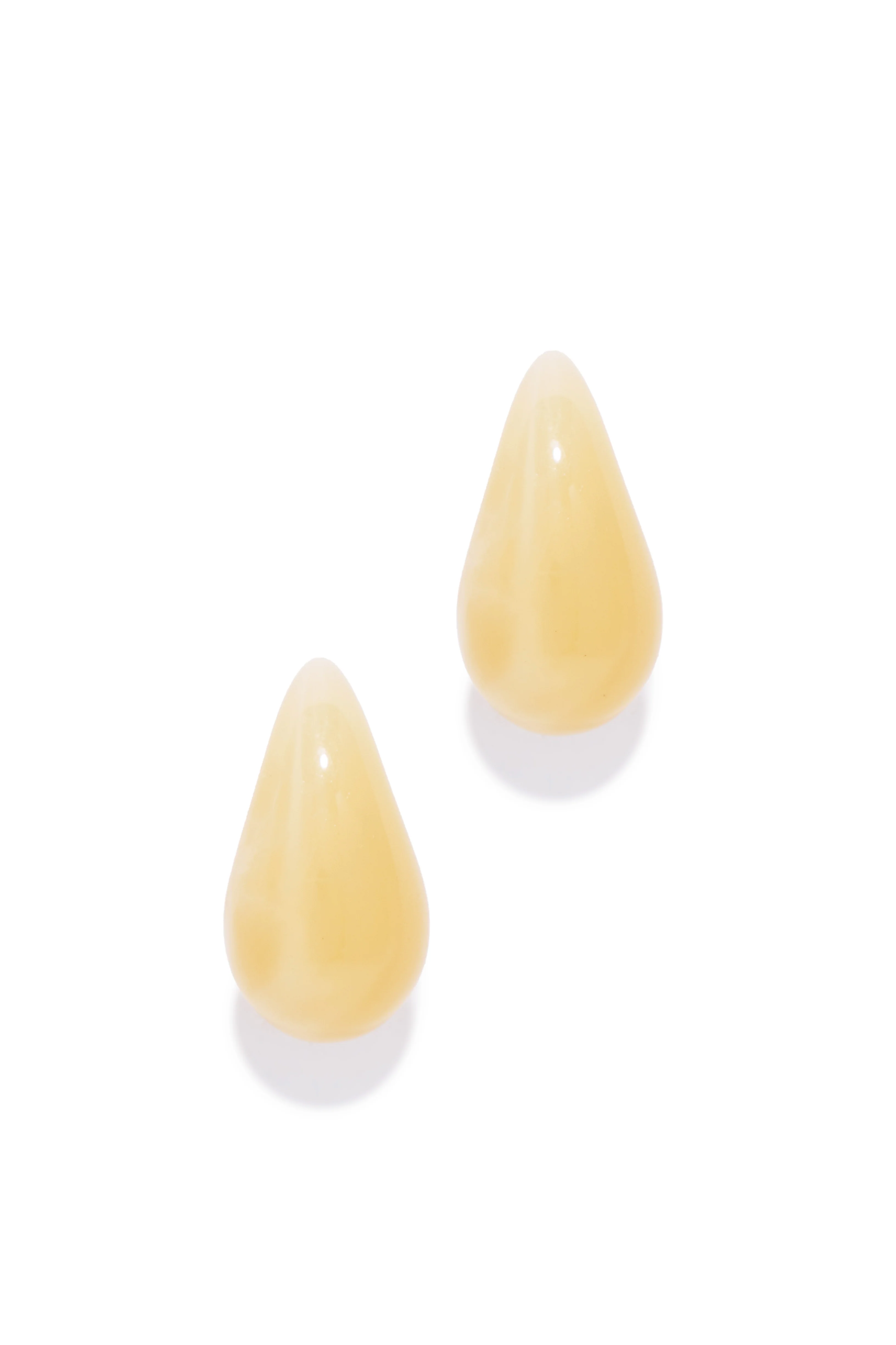 Corinne Teardrop Statement Earring - Ivory - Image 5