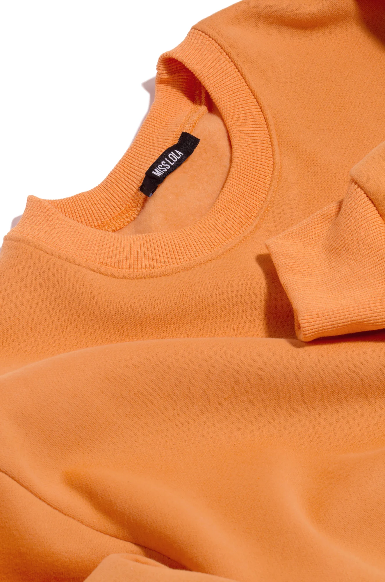Cozy Feels Adult Crewneck Sweater - Orange - Image 3