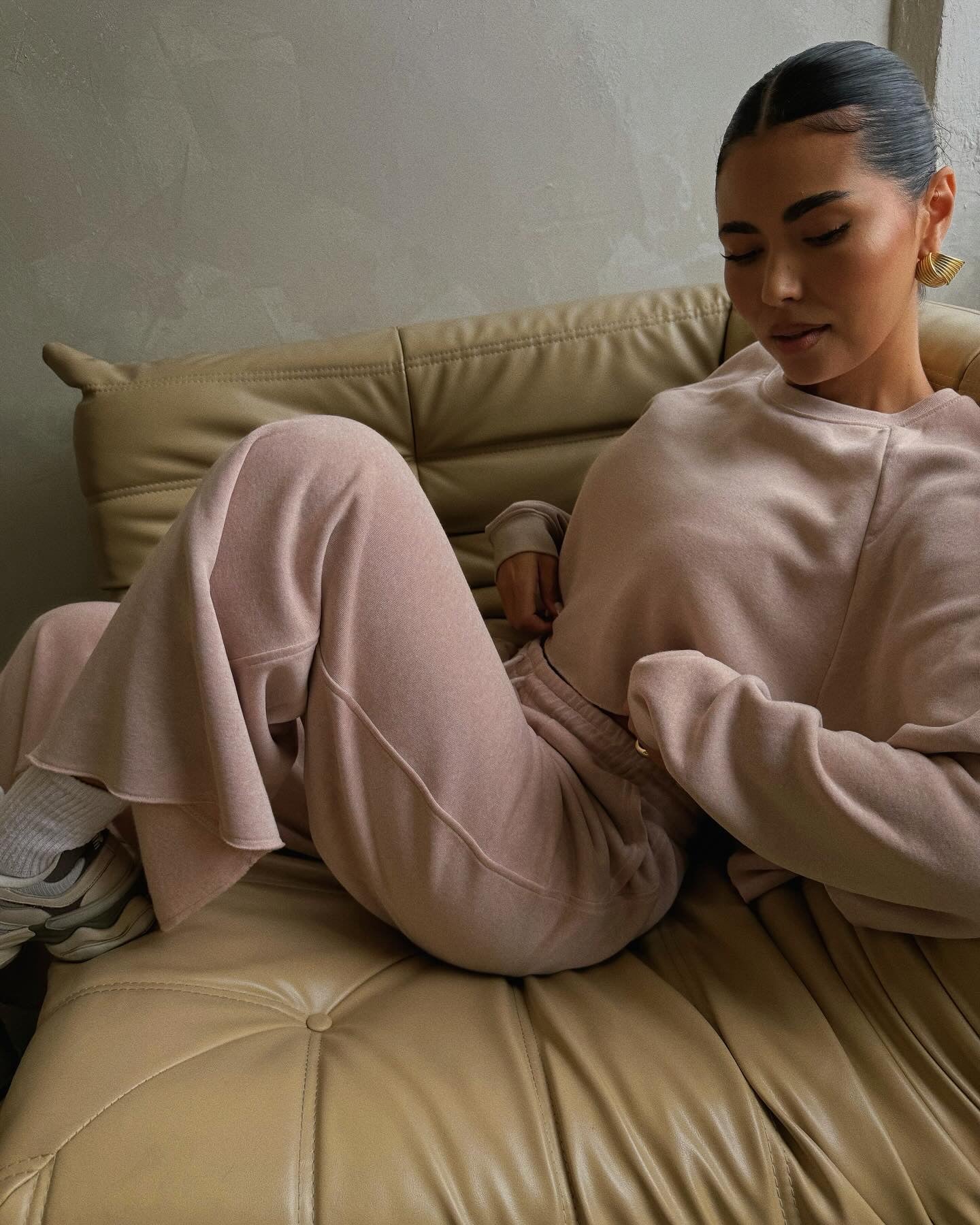 Cozy Moments Crop Sweater - Nude - Image 2