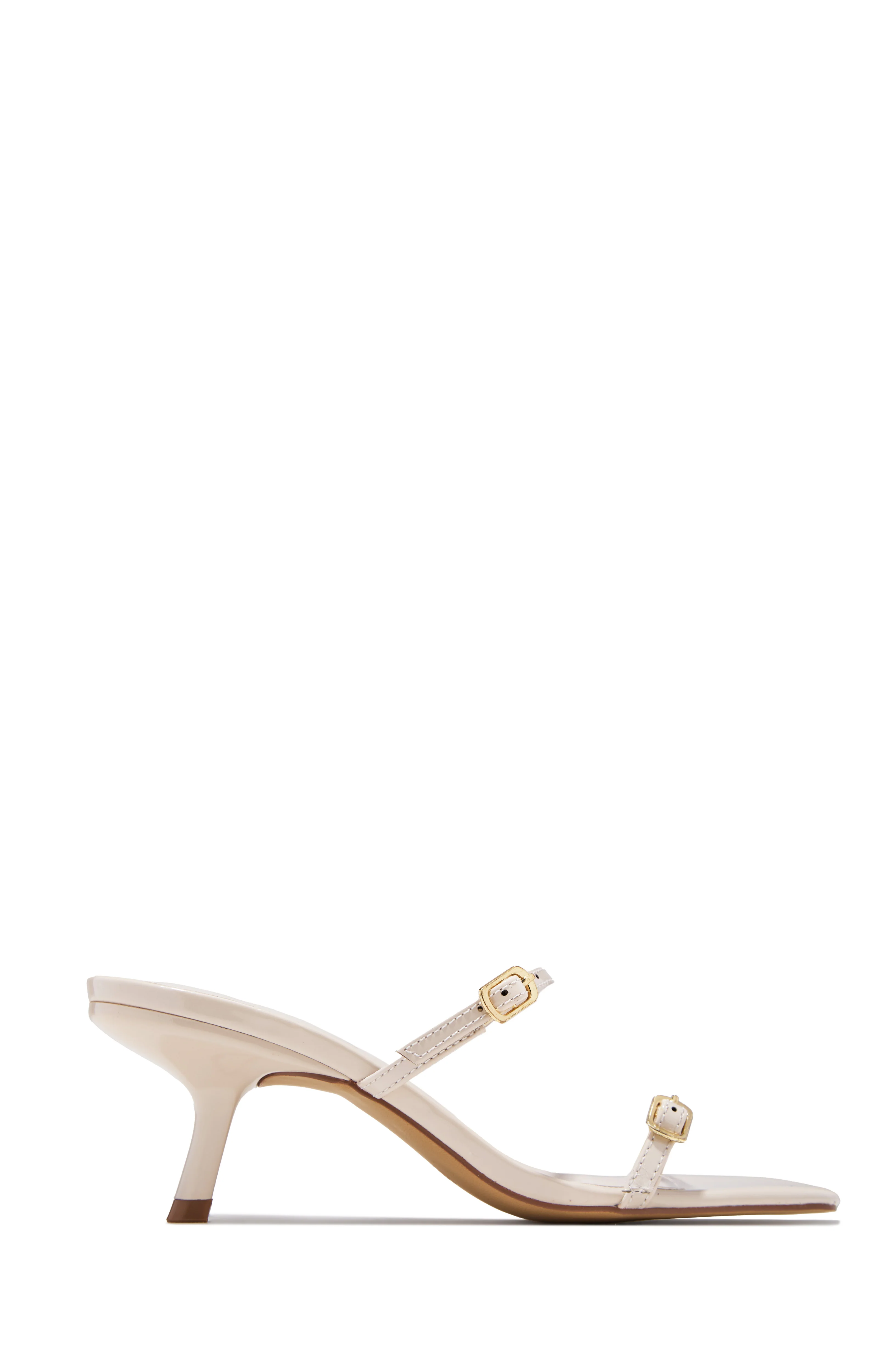 Disna Mid Heel Mules - Bone - Image 5