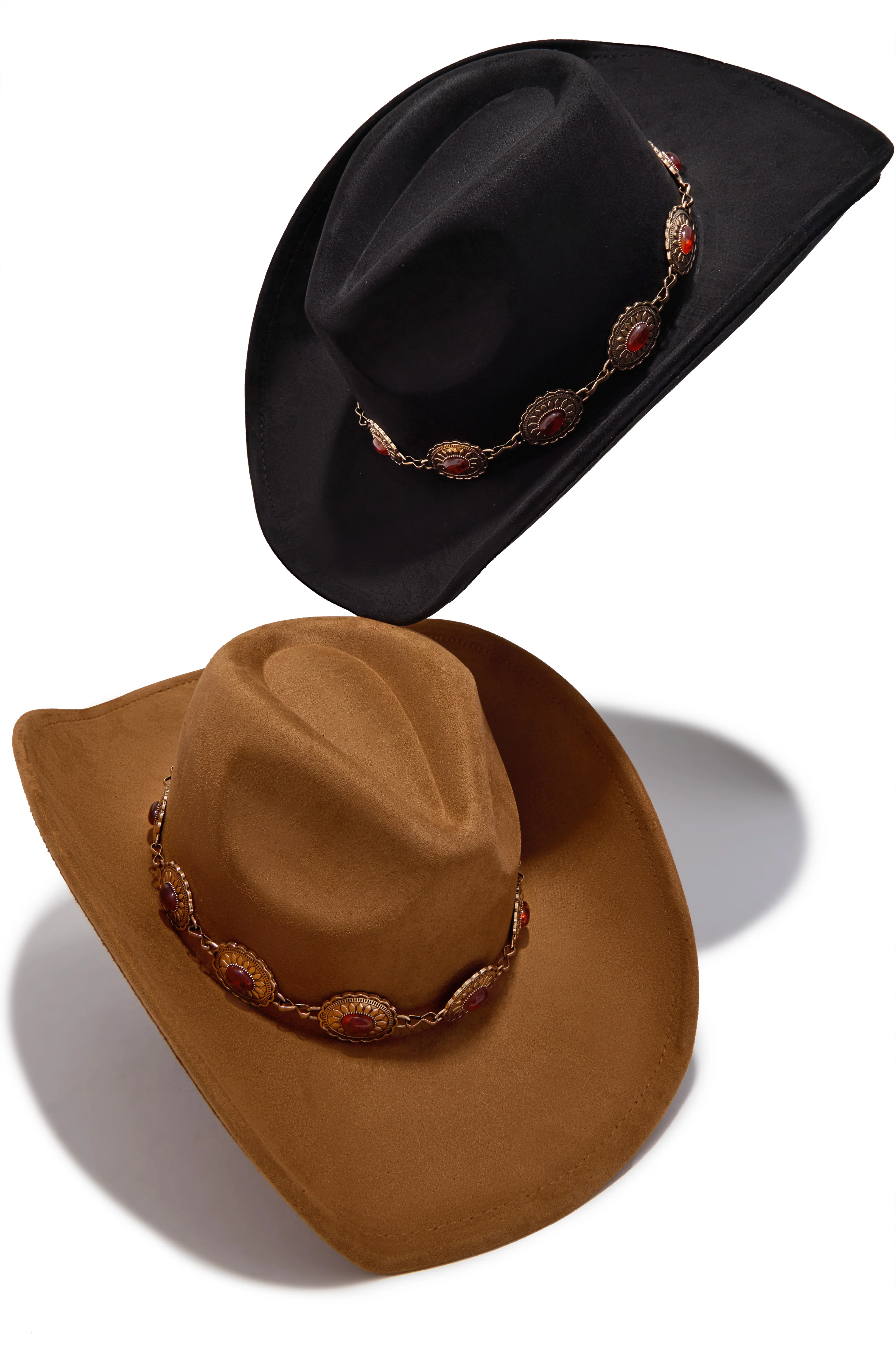 Dolly Western Cowgirl Hat - Tan - Image 3