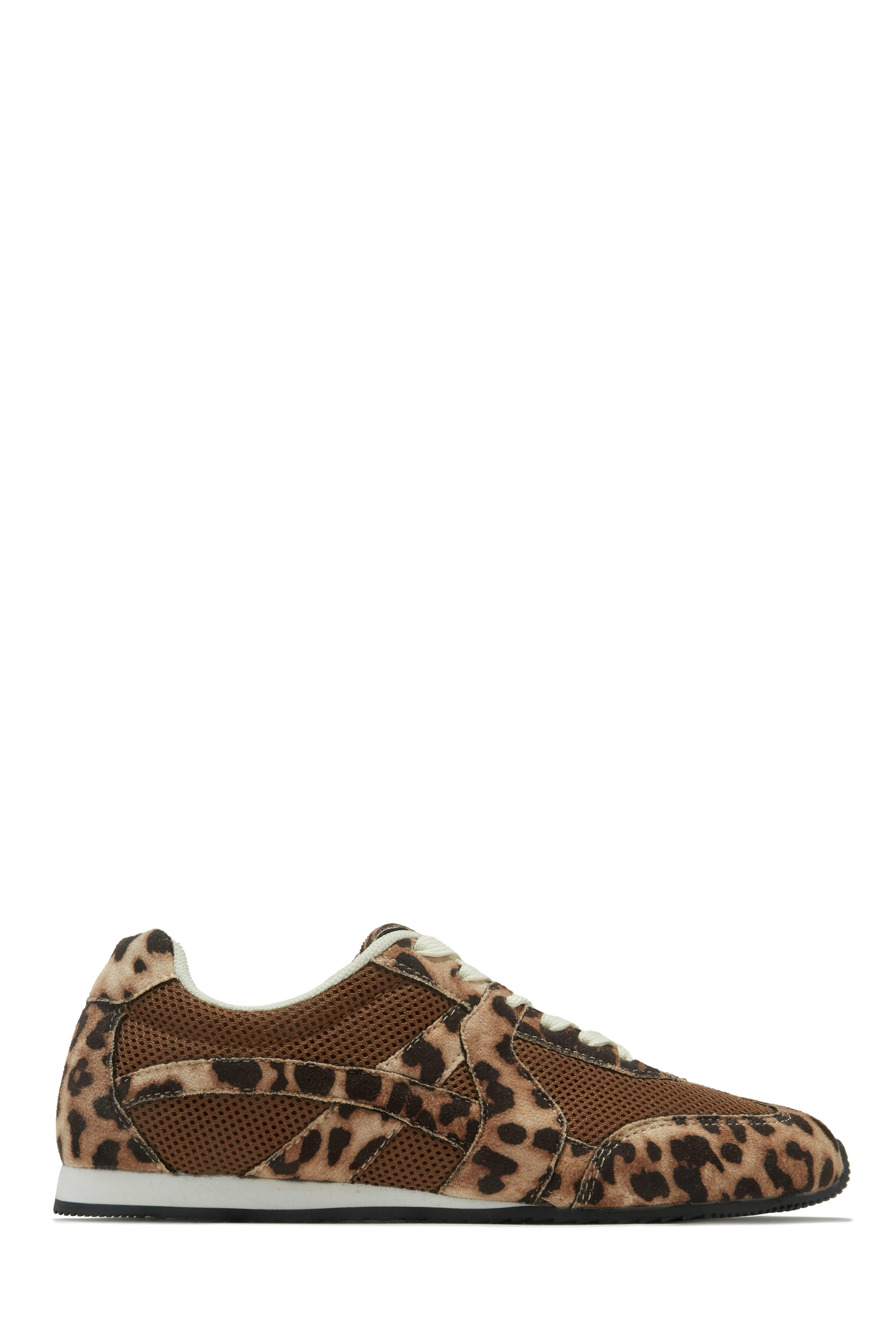 Downtown Stroll Lace Up Sneakers - Leopard - Image 8