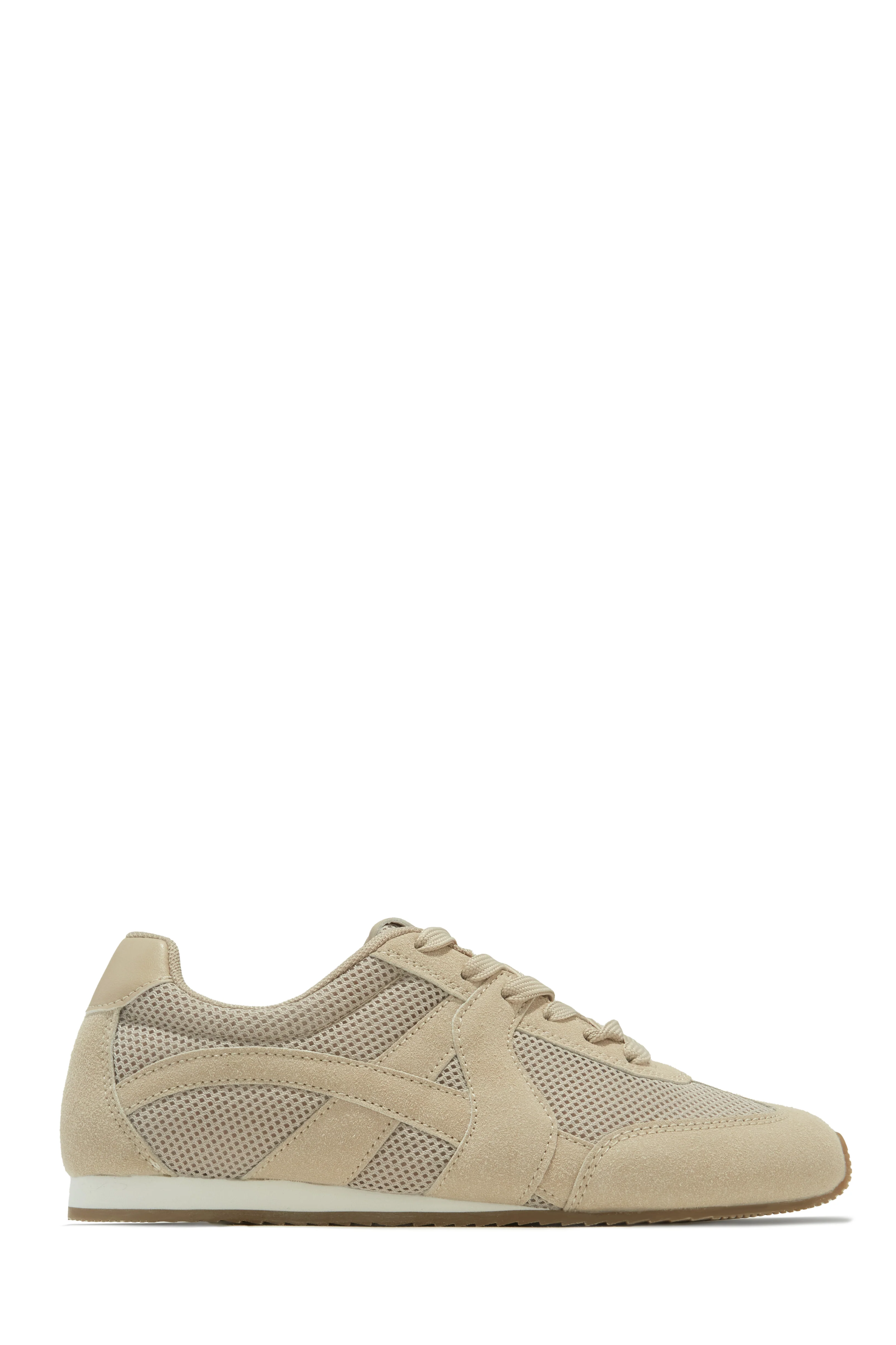 Downtown Stroll Lace Up Sneakers - Taupe - Image 7