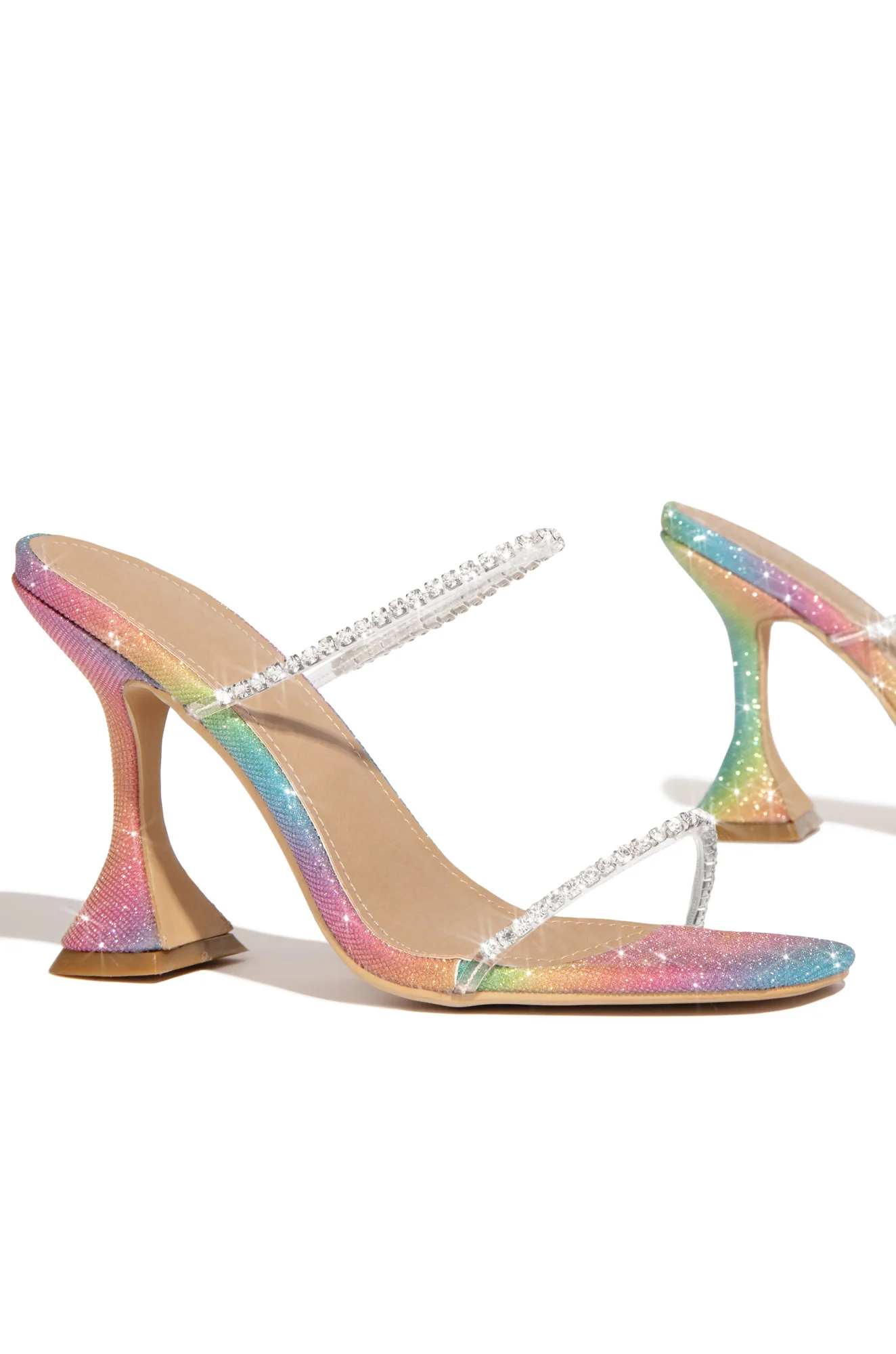Dubai Embellished Mule Heels - Multi - Image 4