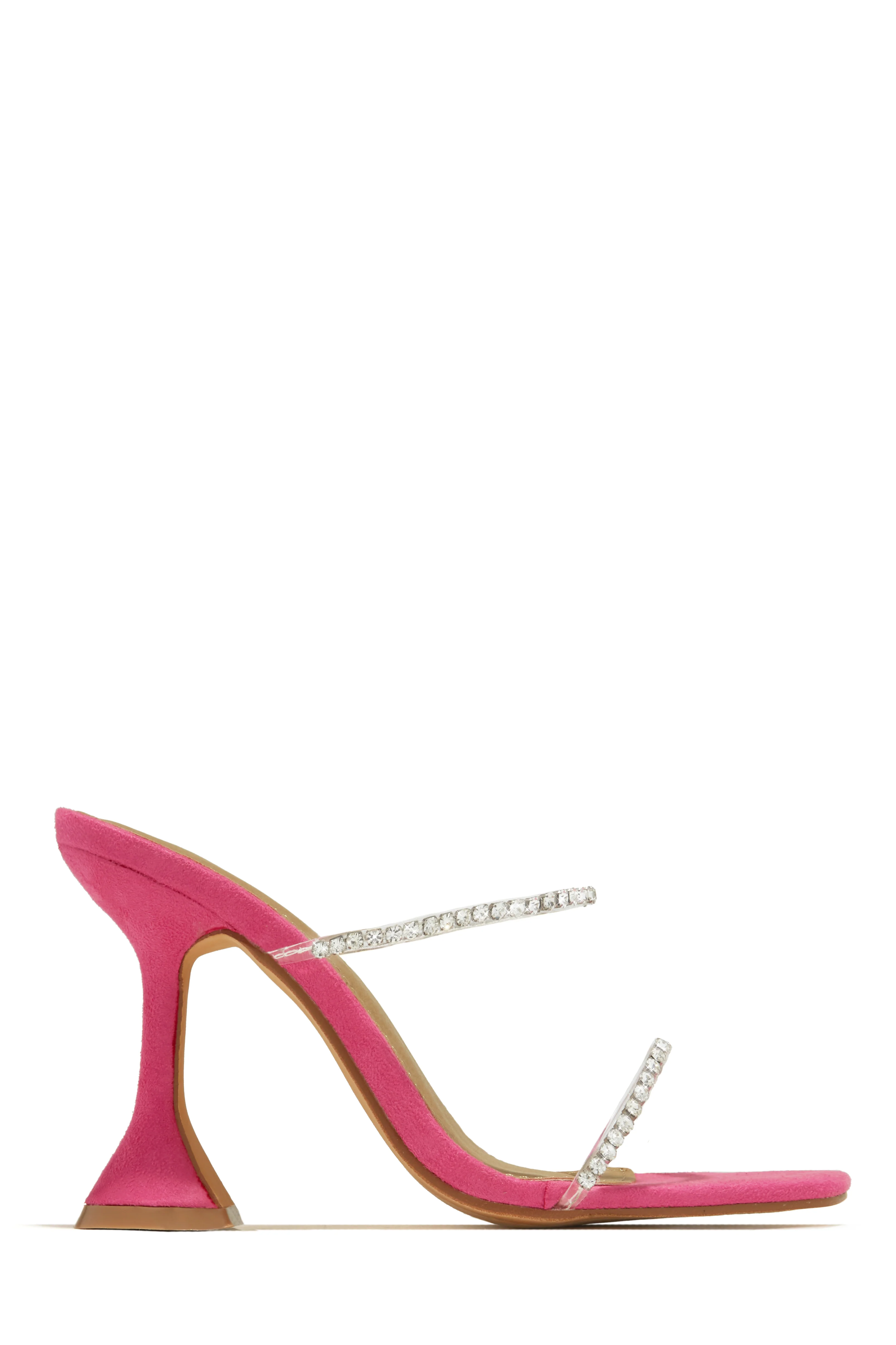 Dubai Embellished Mule Heels - Pink - Image 4