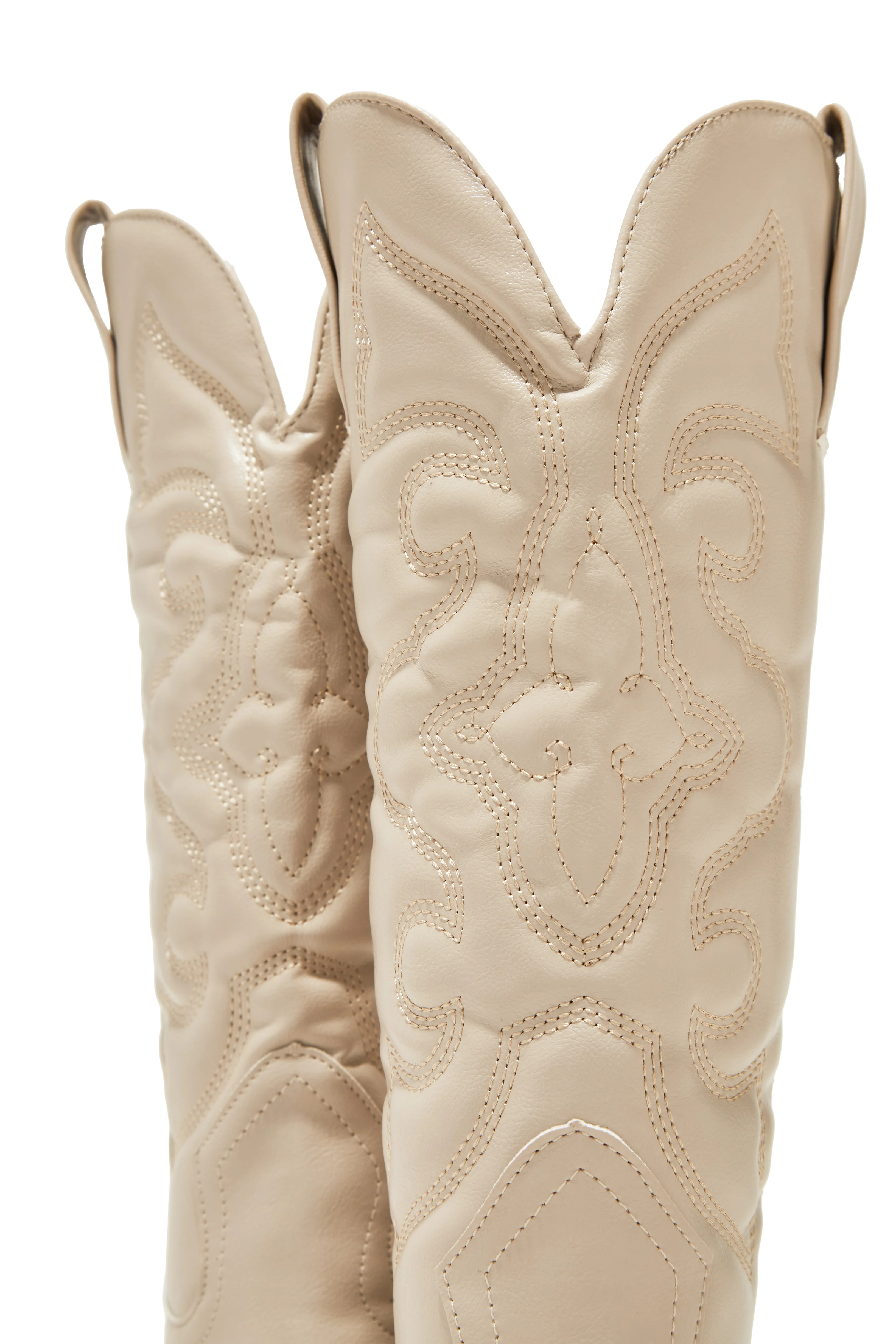Dylan Western Cowgirl Boots - Sand - Image 10