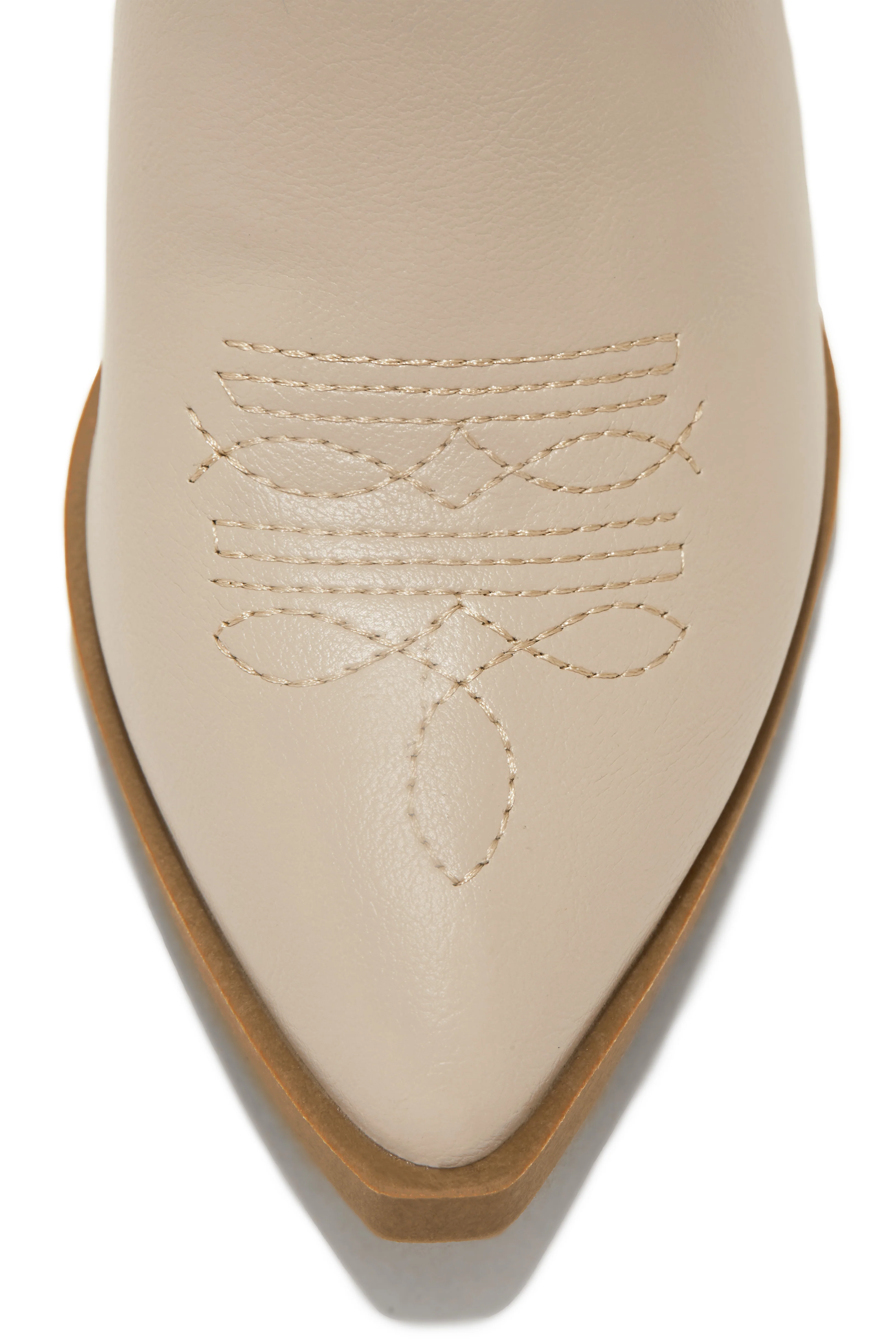 Dylan Western Cowgirl Boots - Sand - Image 11