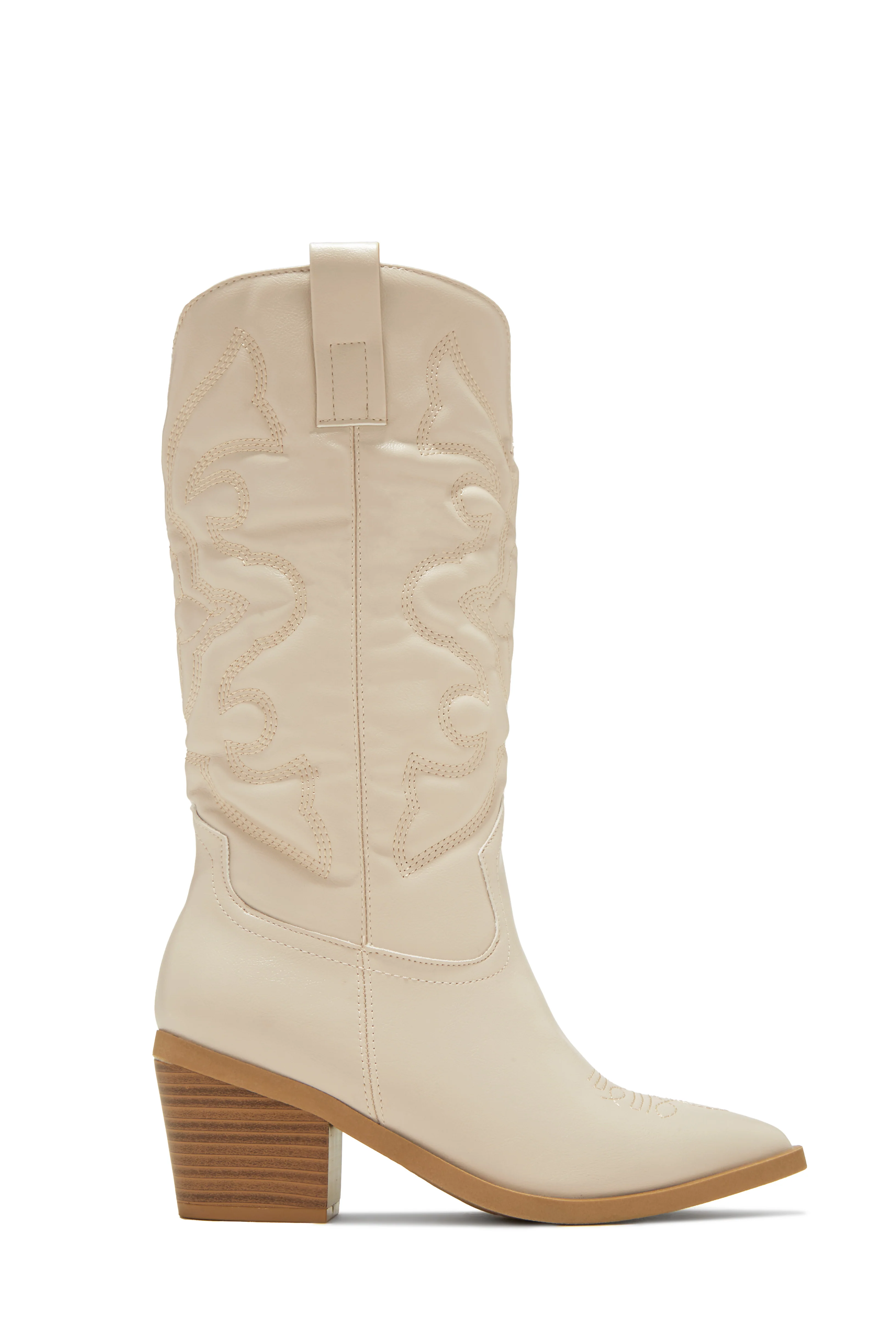 Dylan Western Cowgirl Boots - Sand - Image 9
