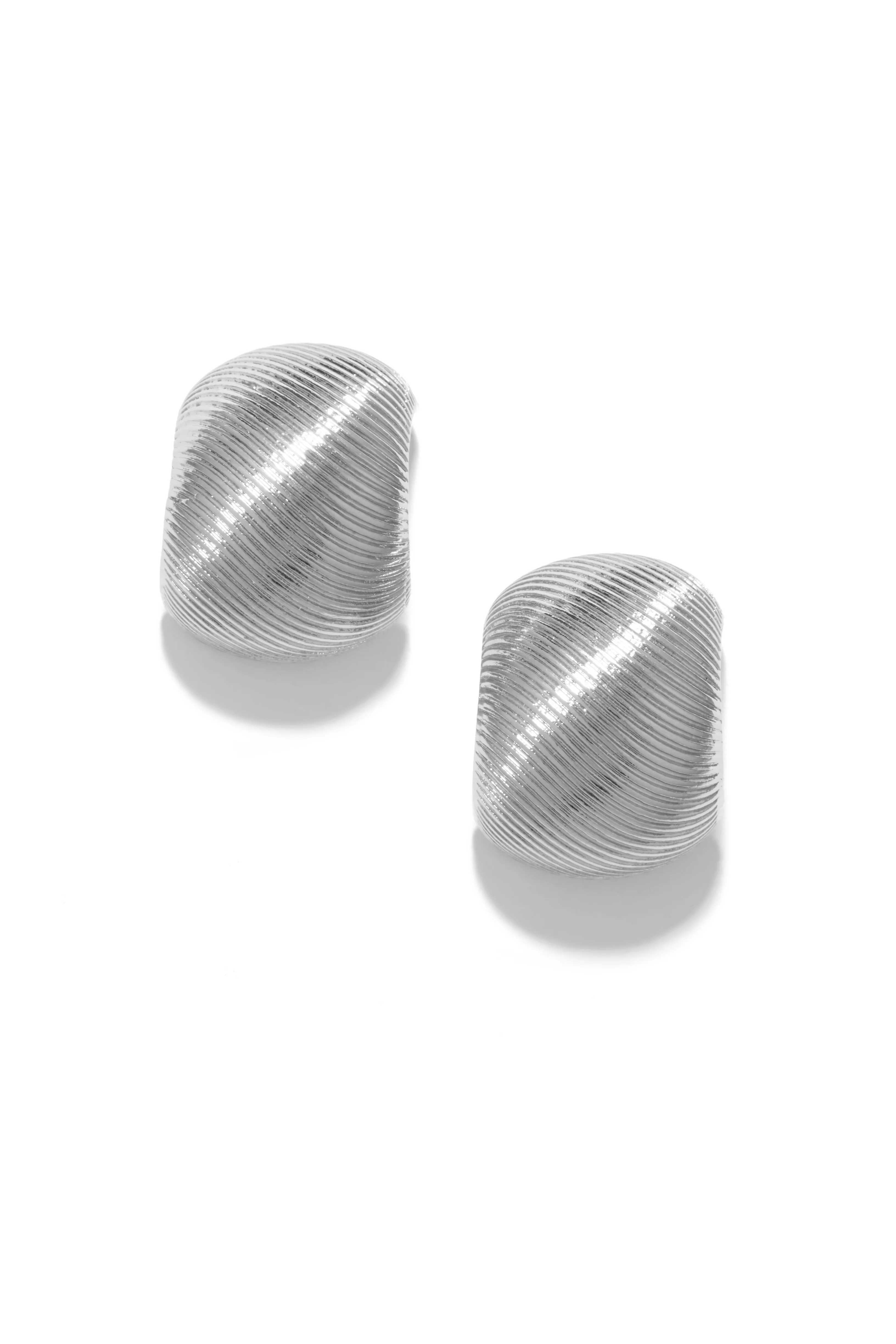Elida Statement Earring - Silver - Image 3