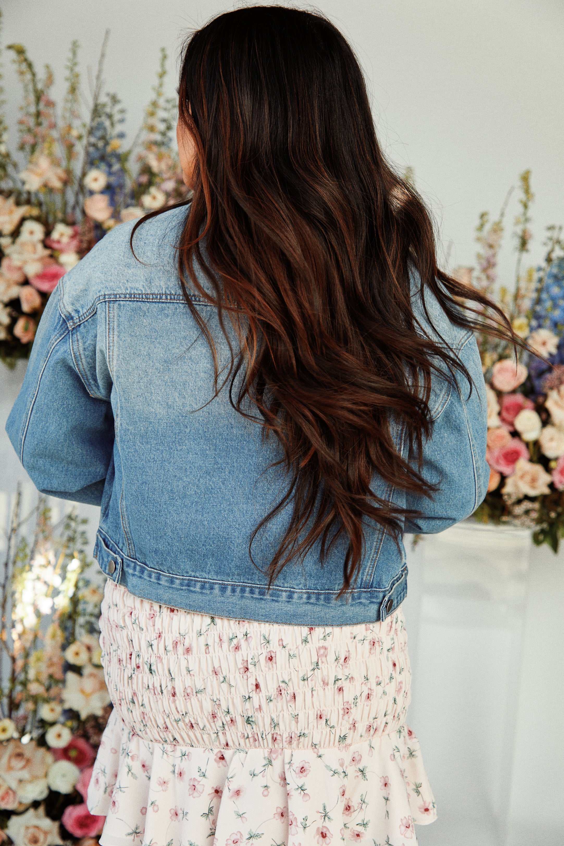 Ella Denim Jacket - Denim - Image 4