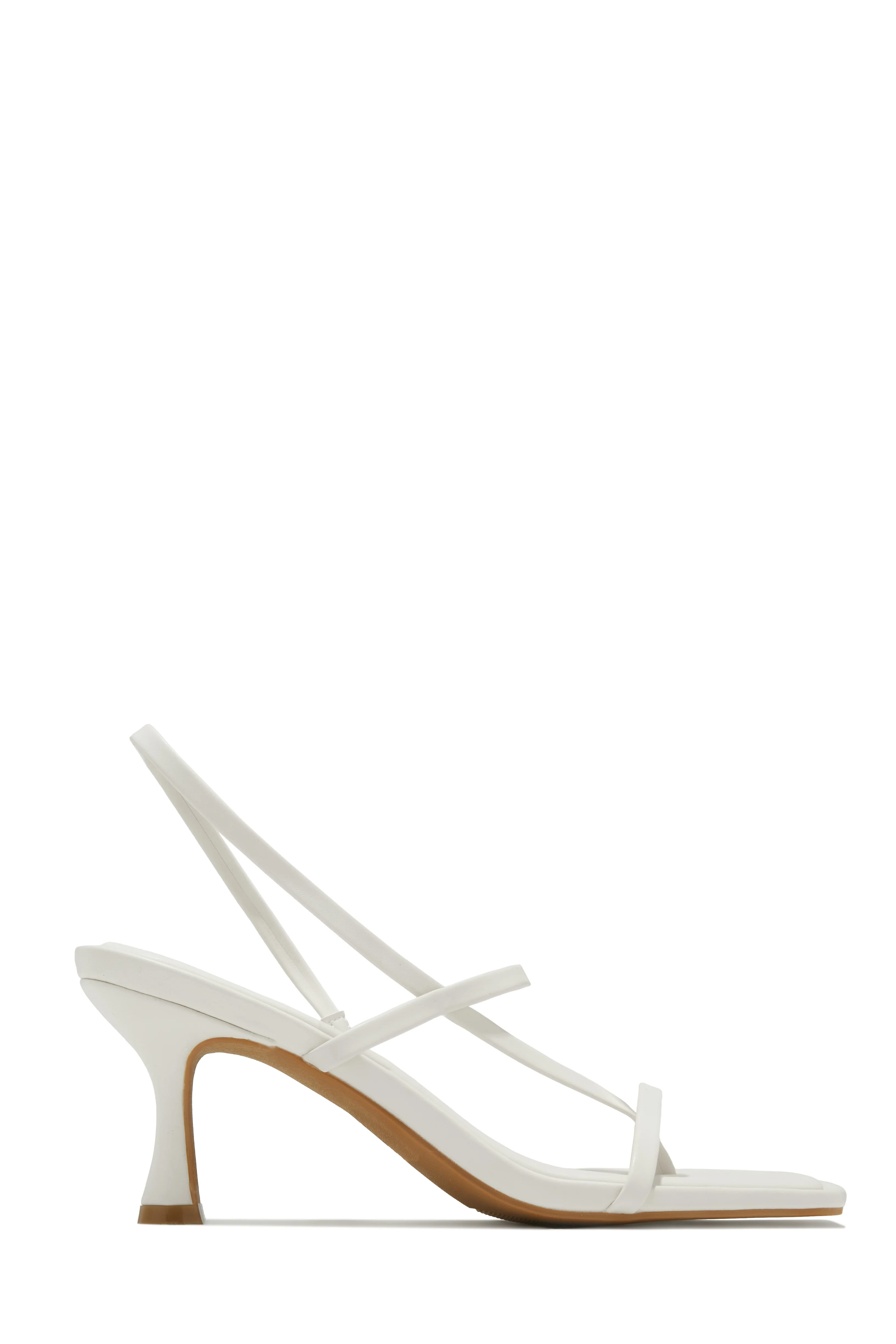 Elsie Slingback Mid Heels - Ivory - Image 4