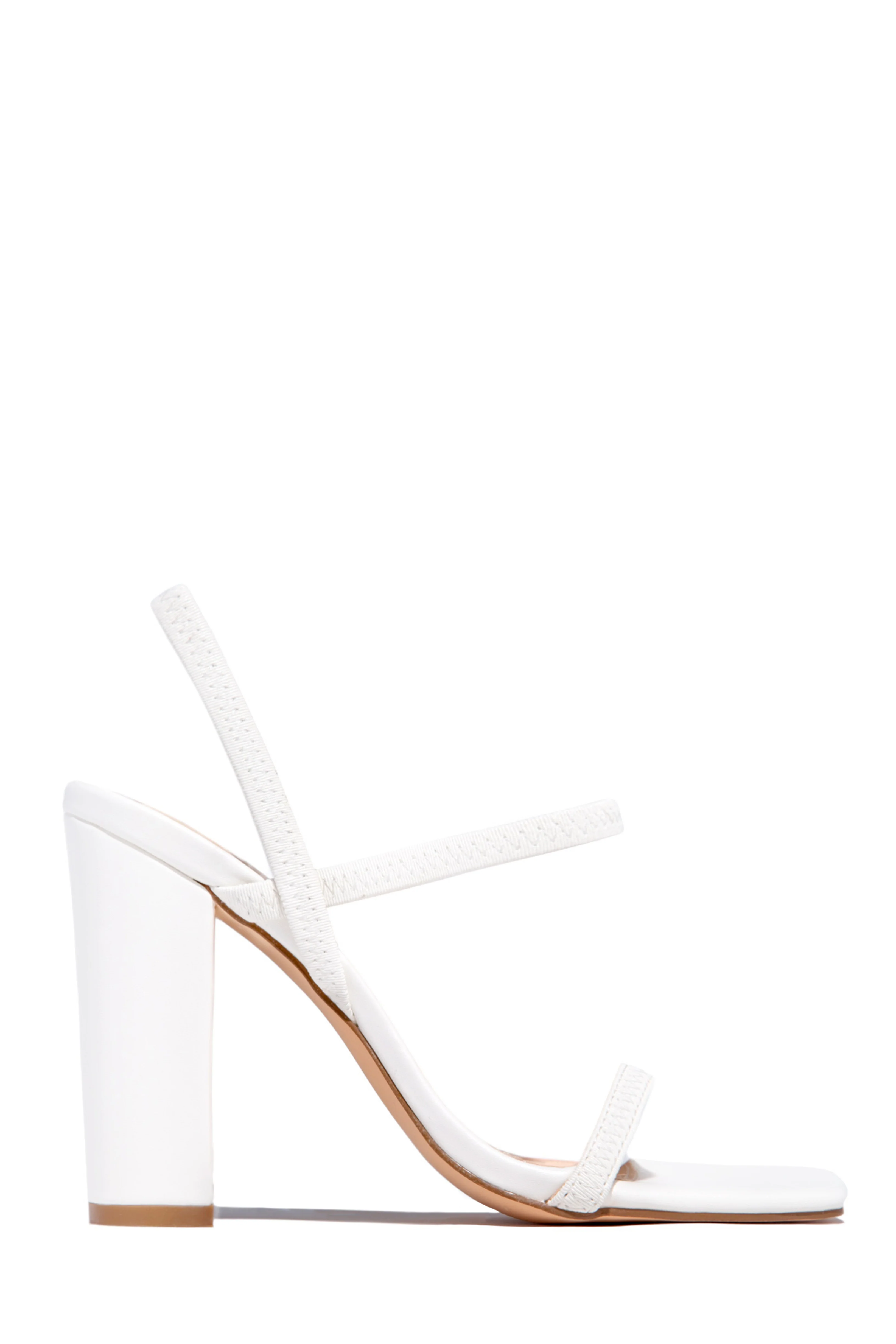 Emerie Slingback Block High Heels - Coral - Image 10