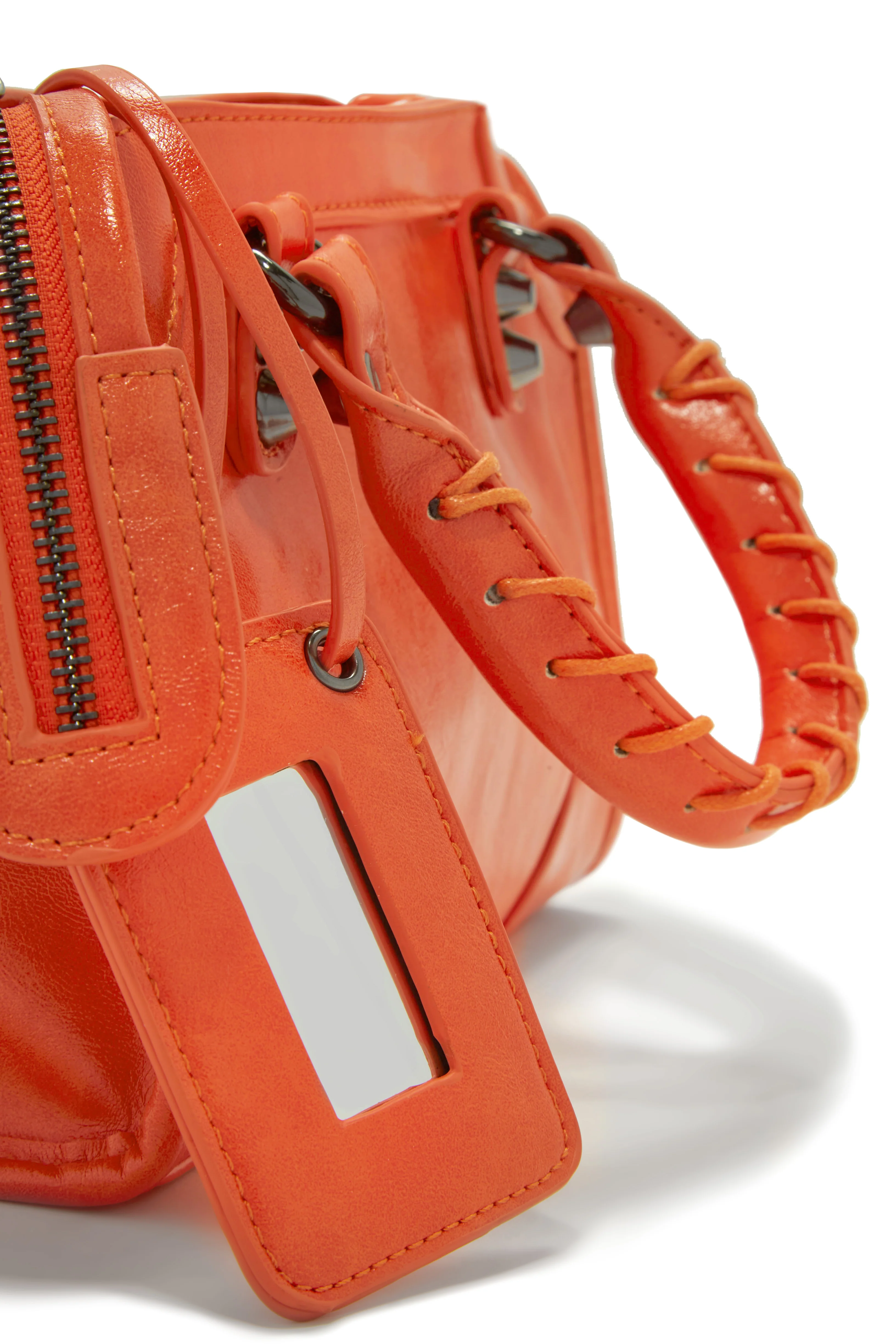 Natalie Crossbody Shoulder Bag - Orange - Image 4