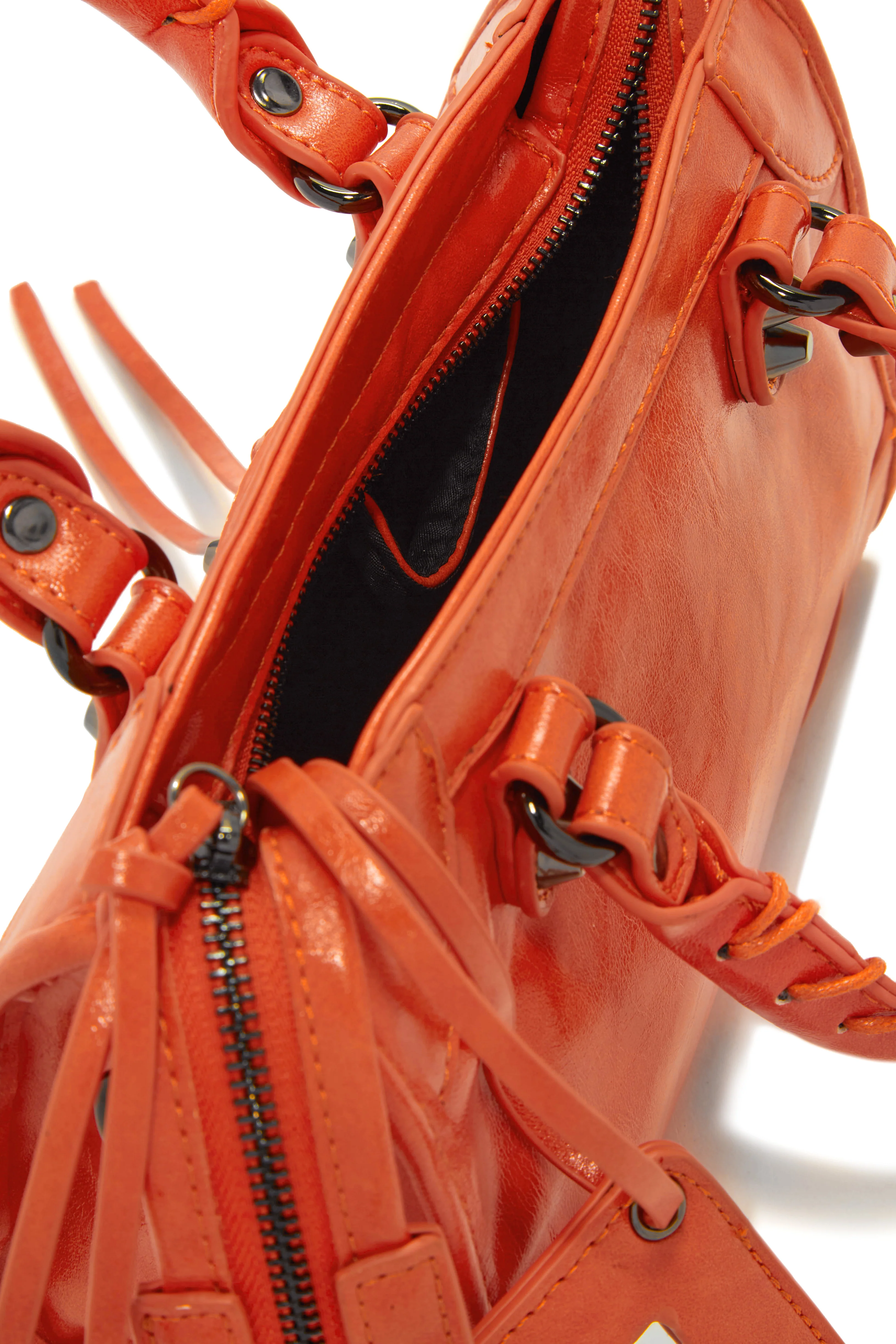 Natalie Crossbody Shoulder Bag - Orange - Image 5