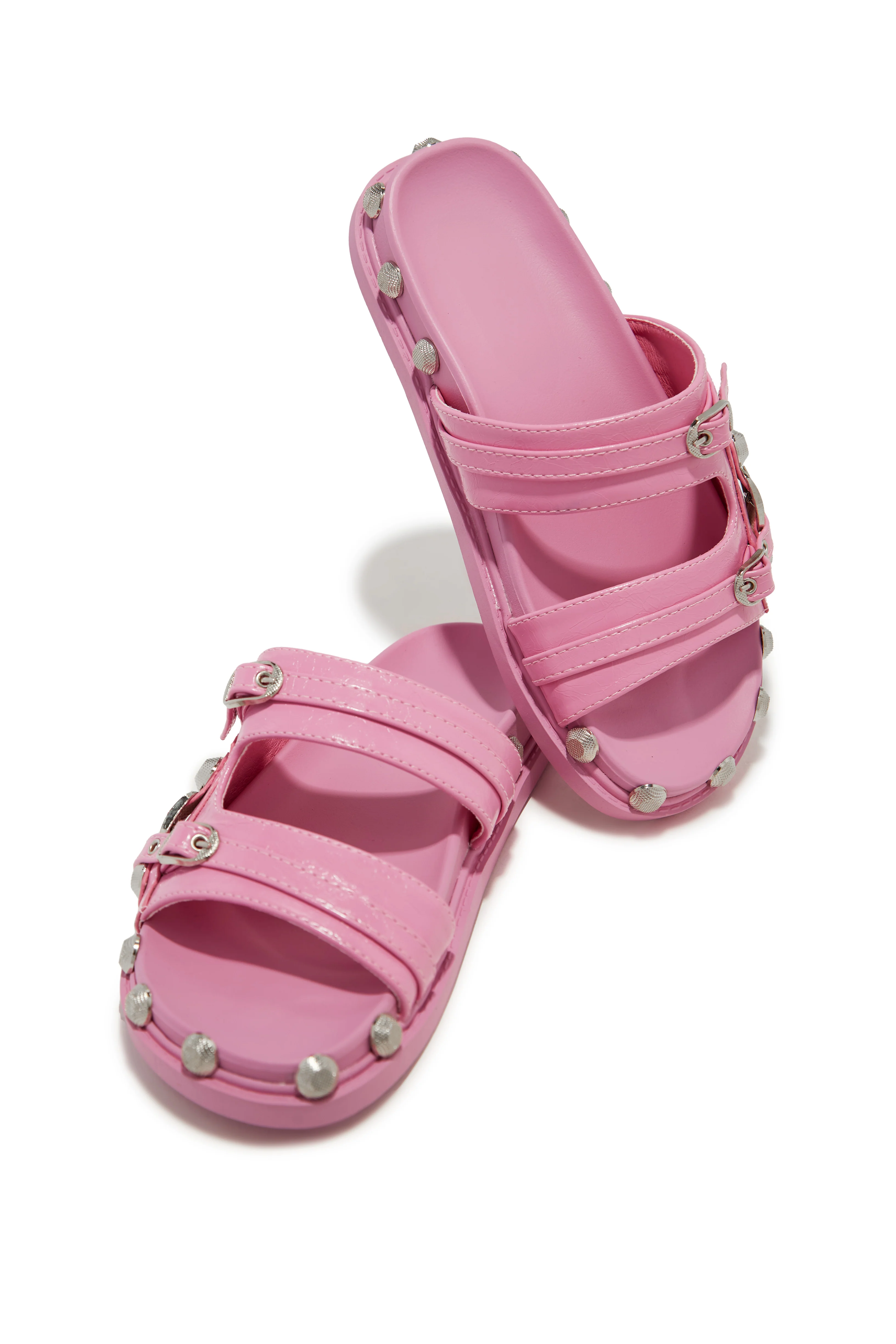 Erika Slip On Sandals - Pink - Image 7