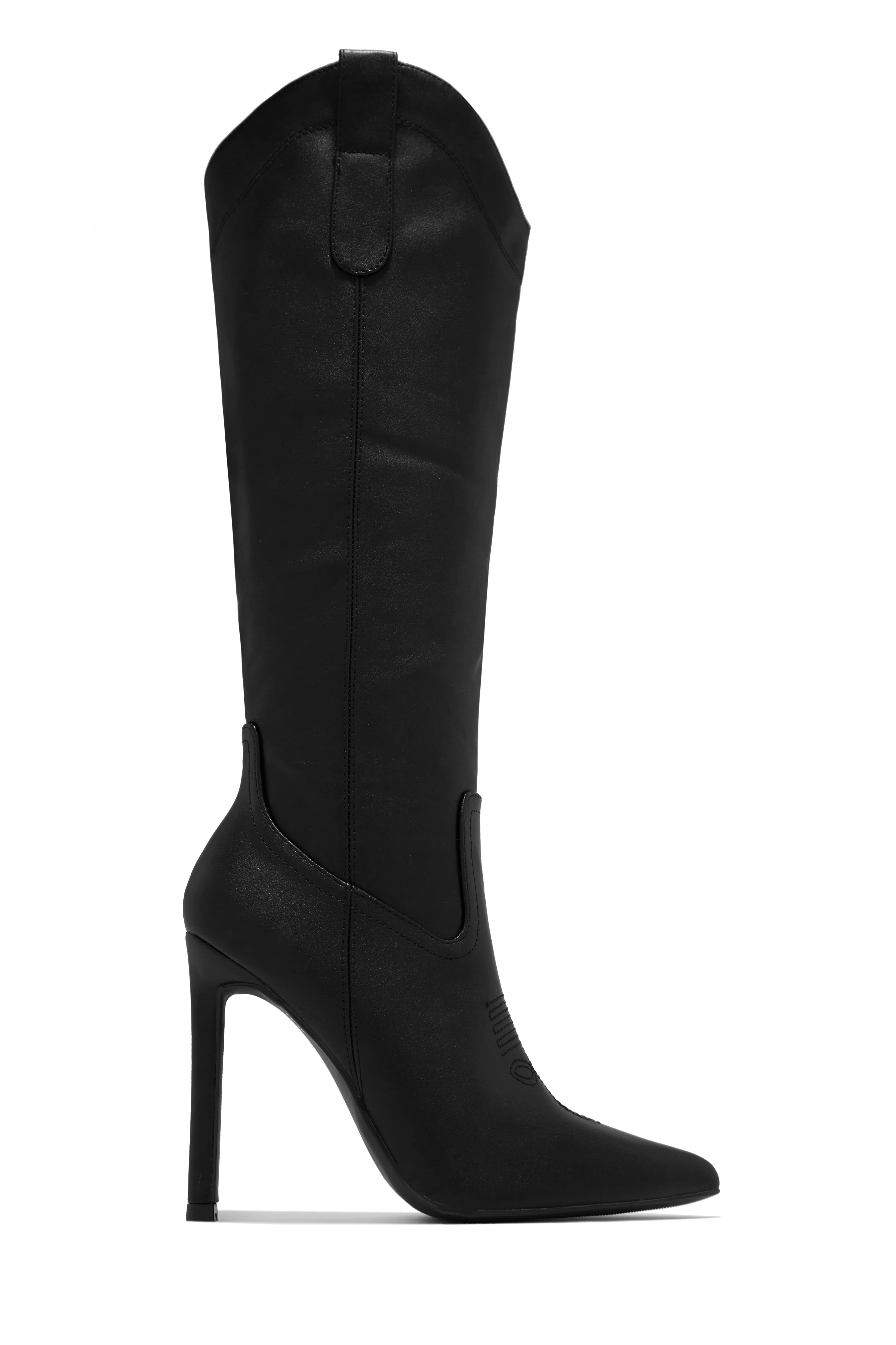 Erin High Heel Boots - Silver - Image 7