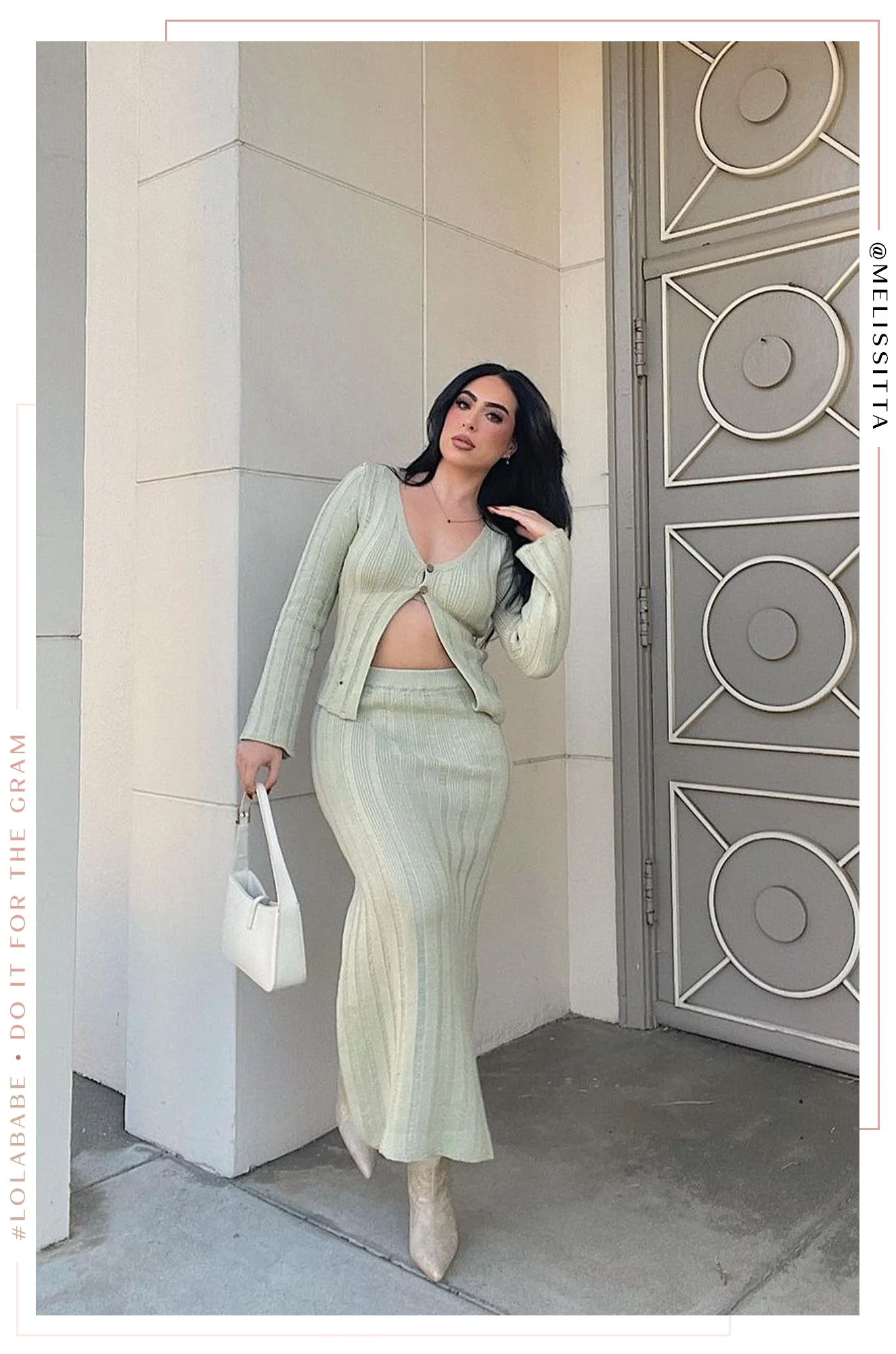 Evelia High Waist Maxi Skirt - Green - Image 4