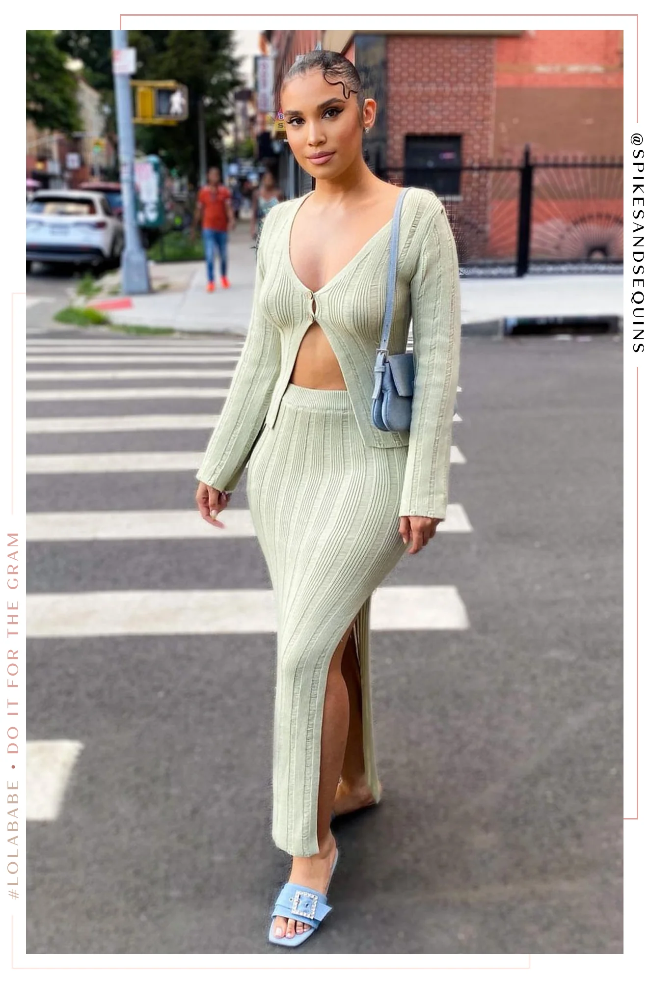 Evelia High Waist Maxi Skirt - Green - Image 8