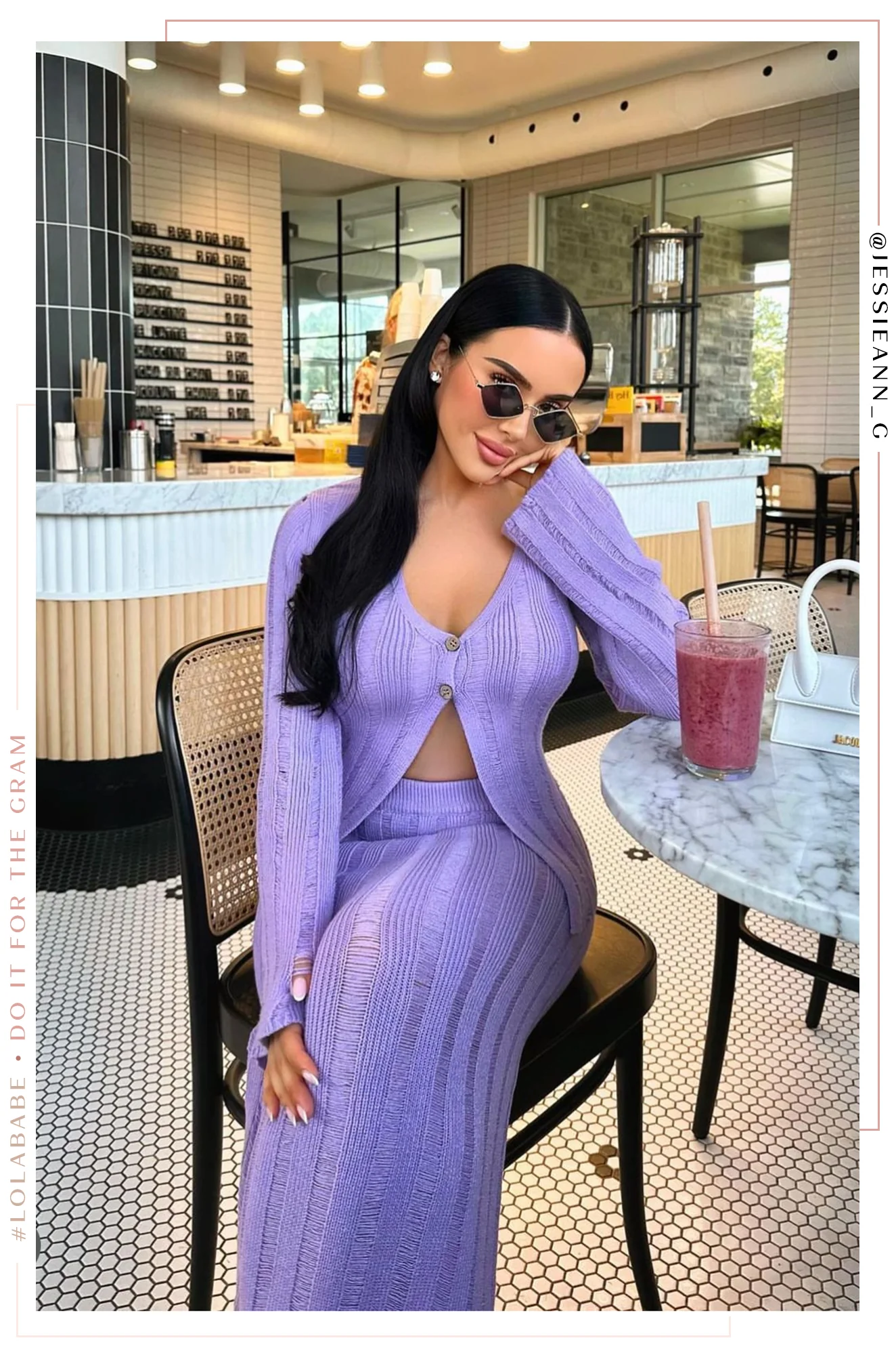 Evelia High Waist Maxi Skirt - Lavender - Image 4