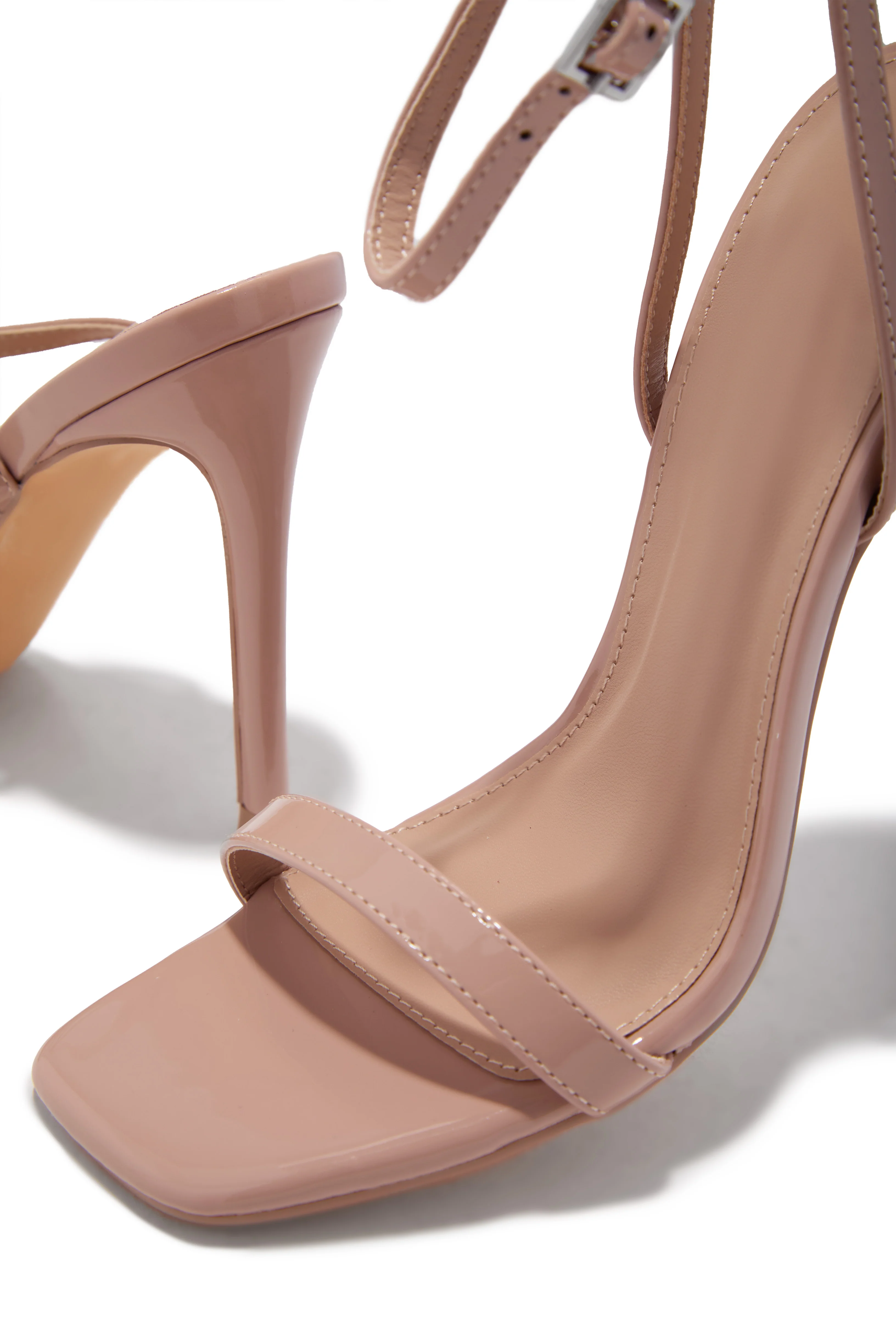 Evelin Single Sole Heels - Nude - Image 3