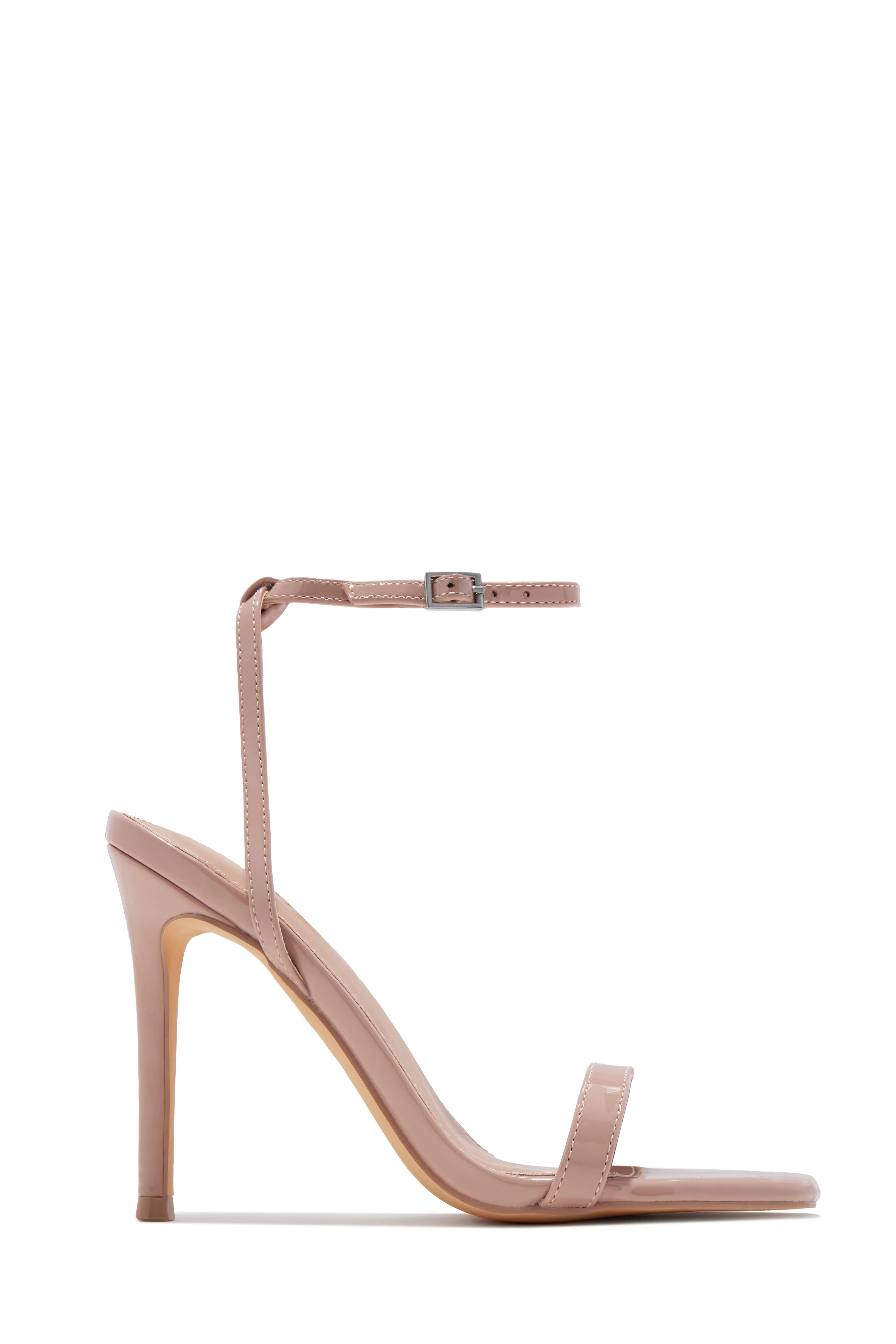 Evelin Single Sole Heels - Nude - Image 4