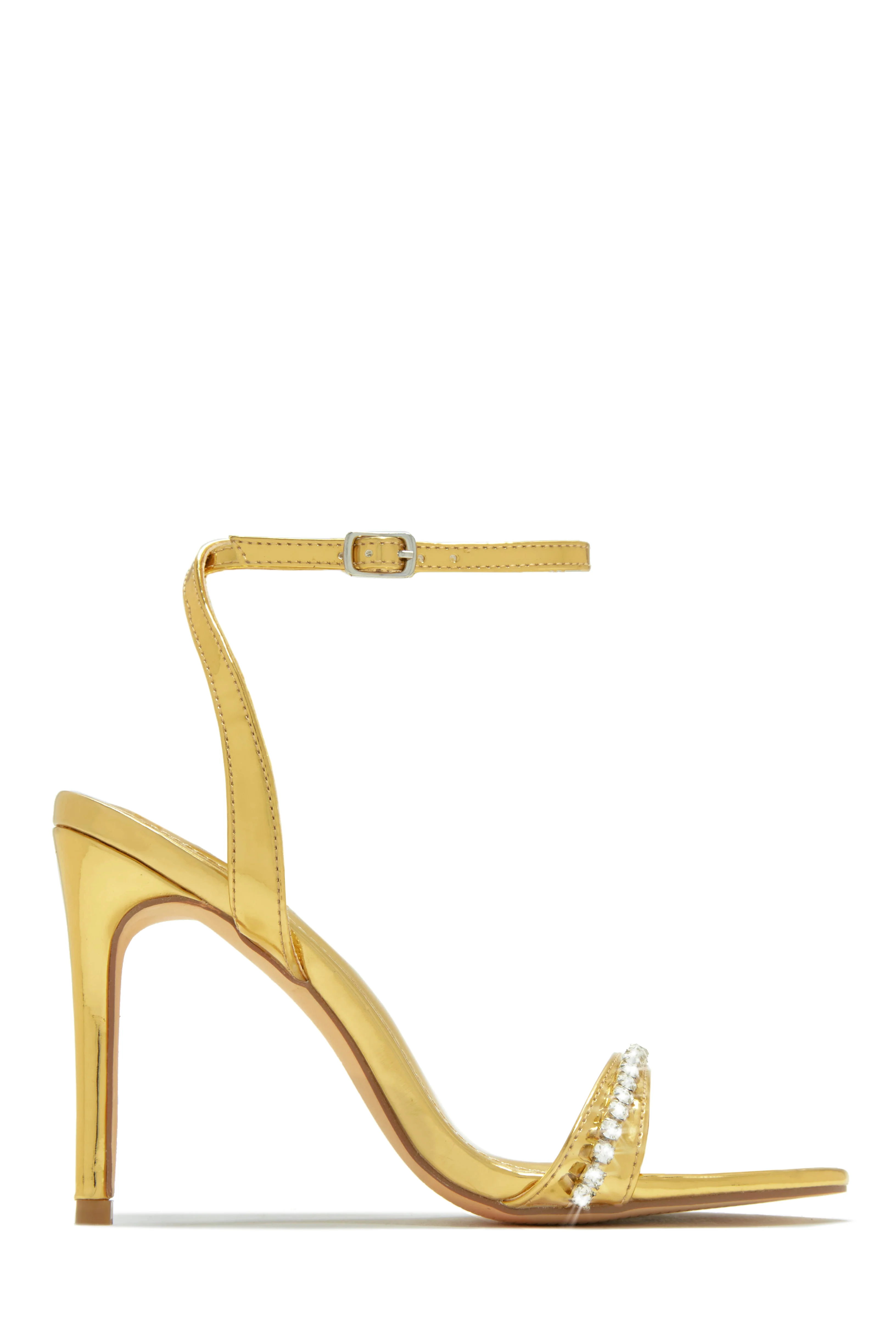 First Date Ankle Strap High Heels - Pink - Image 7