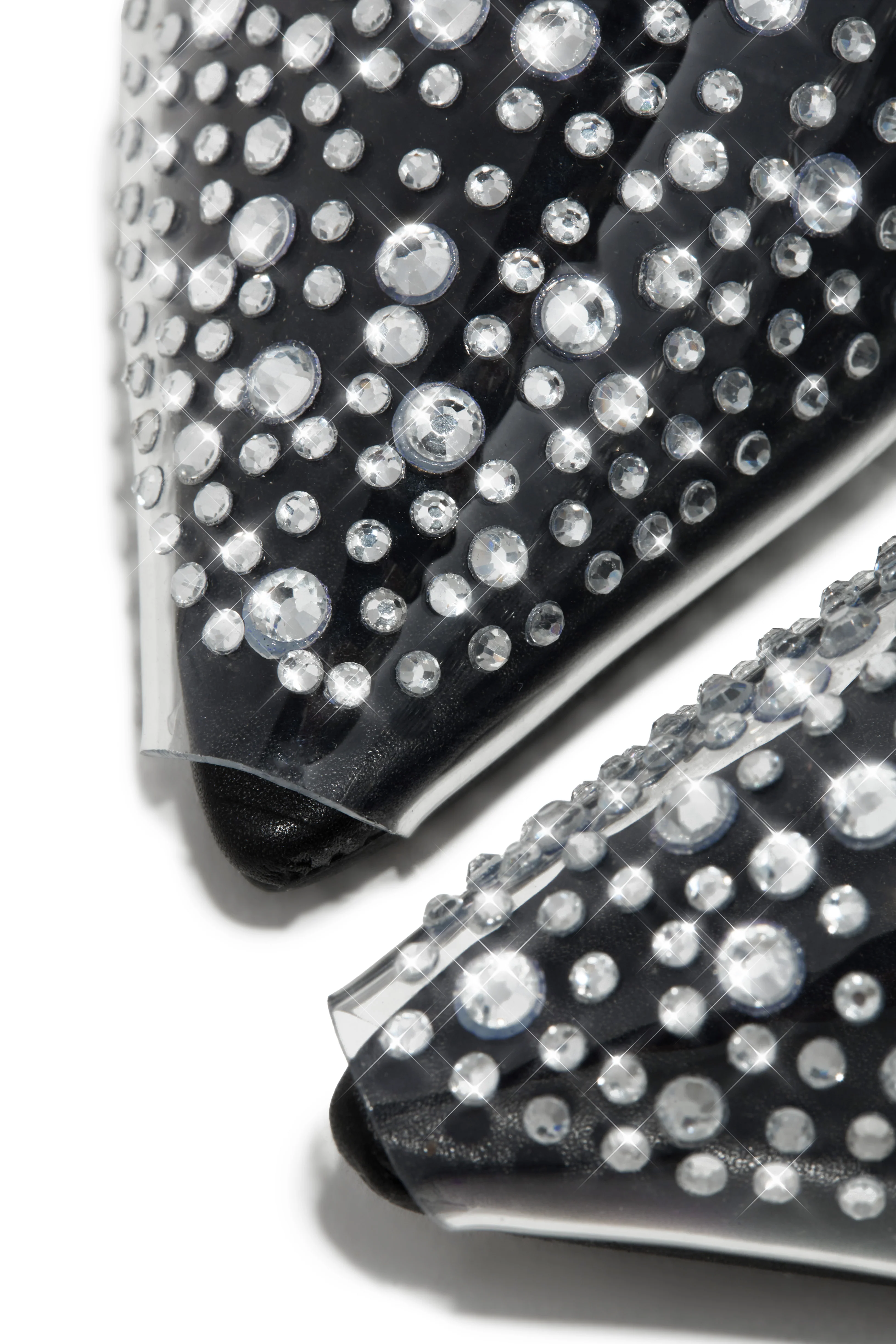 Gianella Embellished Slingback Pump Heels - Black - Image 3