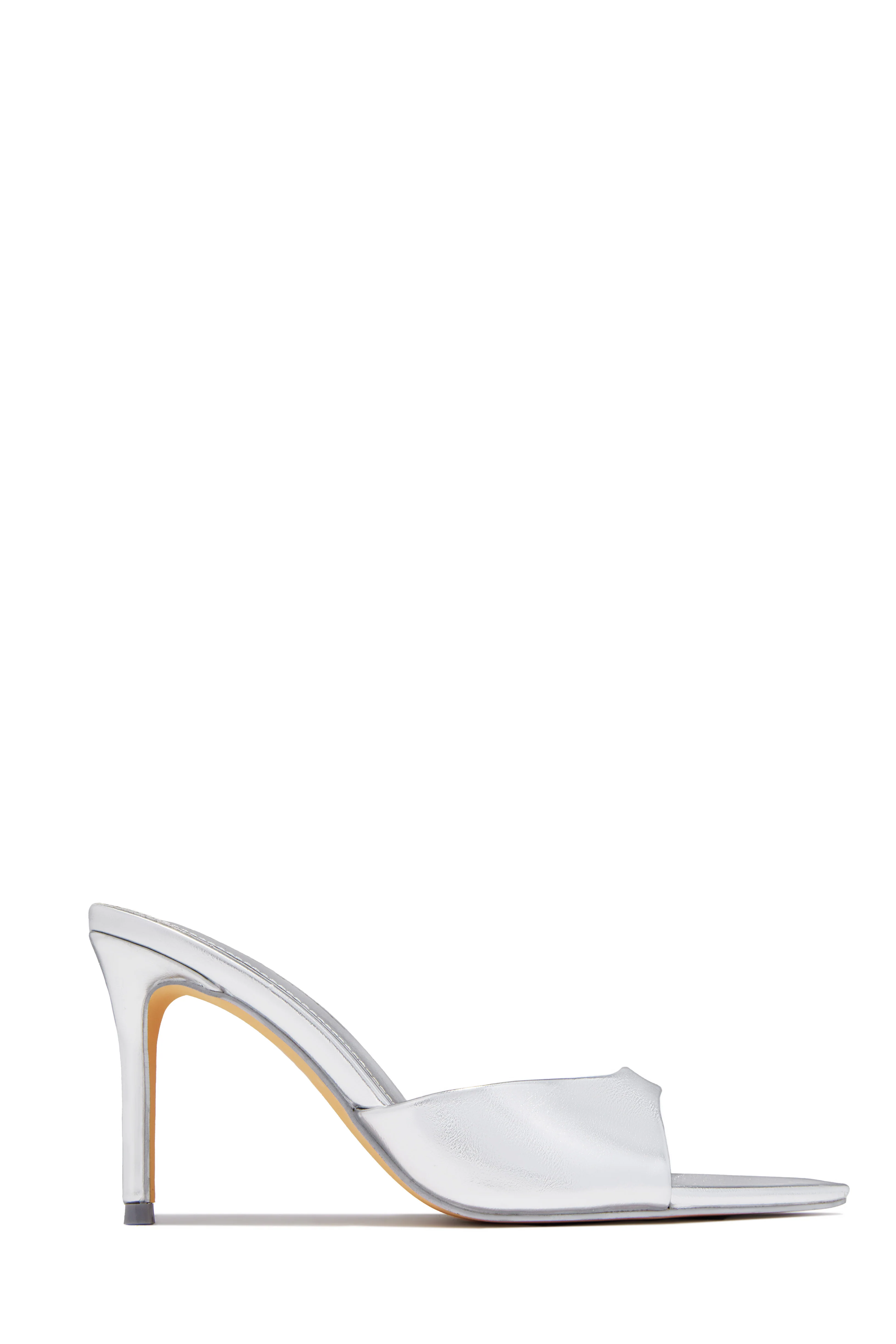 Gianna Mule Heels - Silver - Image 3