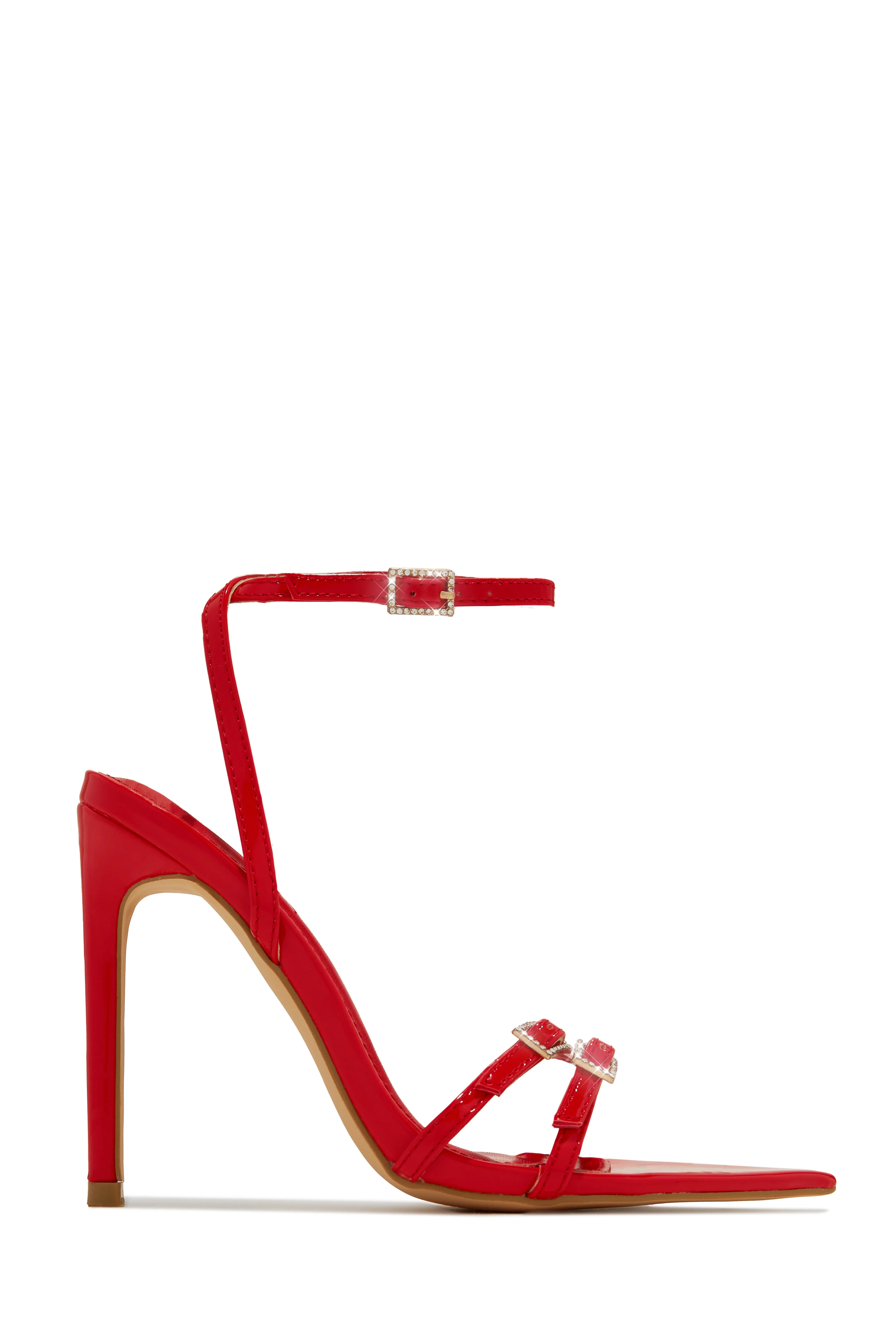 Glamorous Party Embellished High Heels - Nude - Image 10