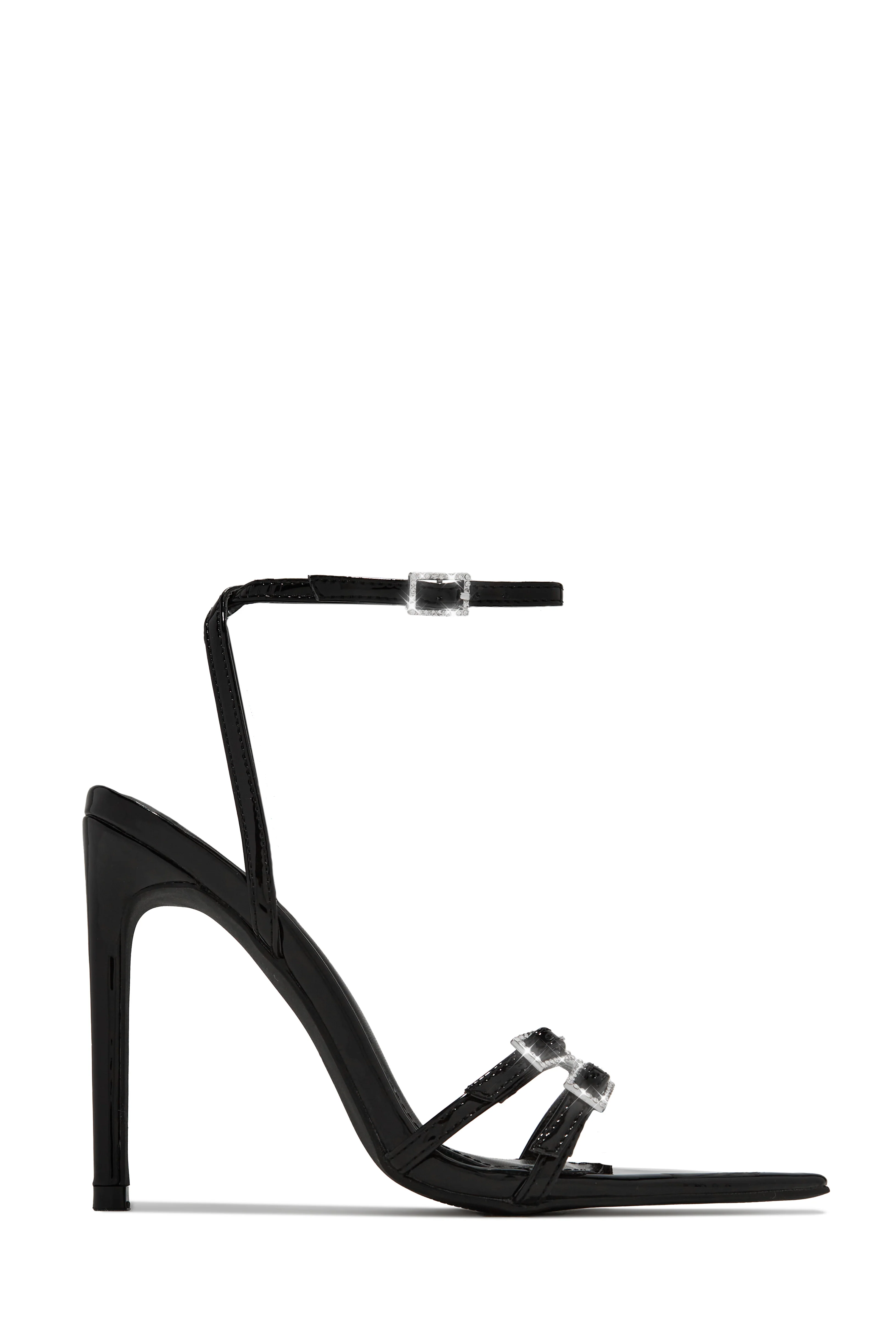 Glamorous Party Embellished High Heels - Nude - Image 7