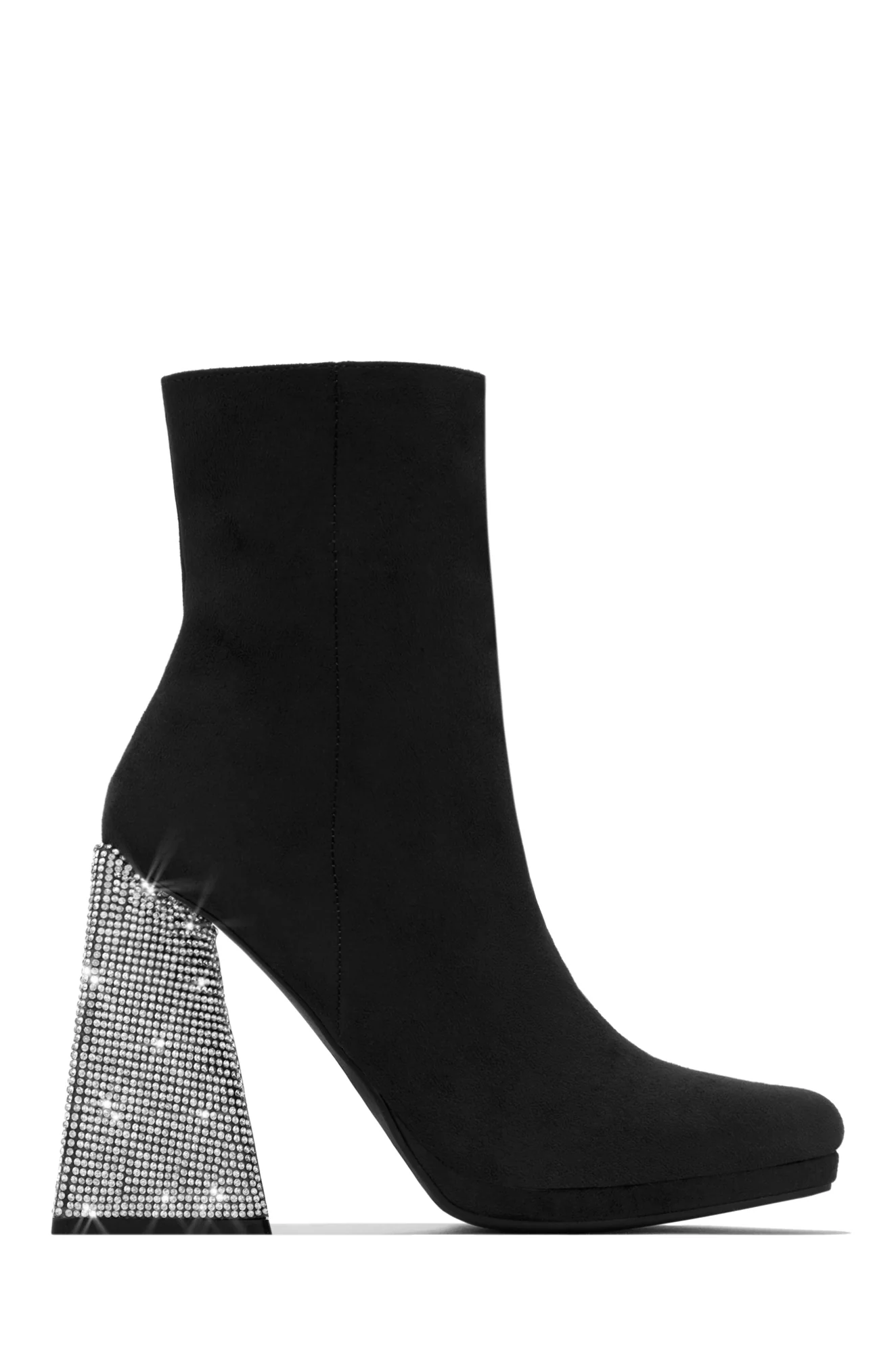 High Priority Embellished Heel Boot - Black - Image 7
